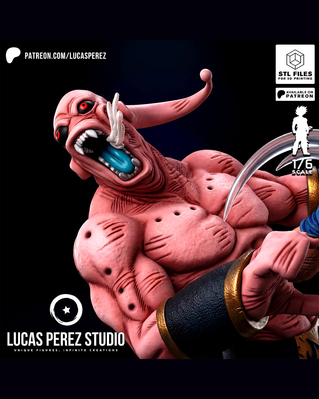 Gohan VS Buu Statue