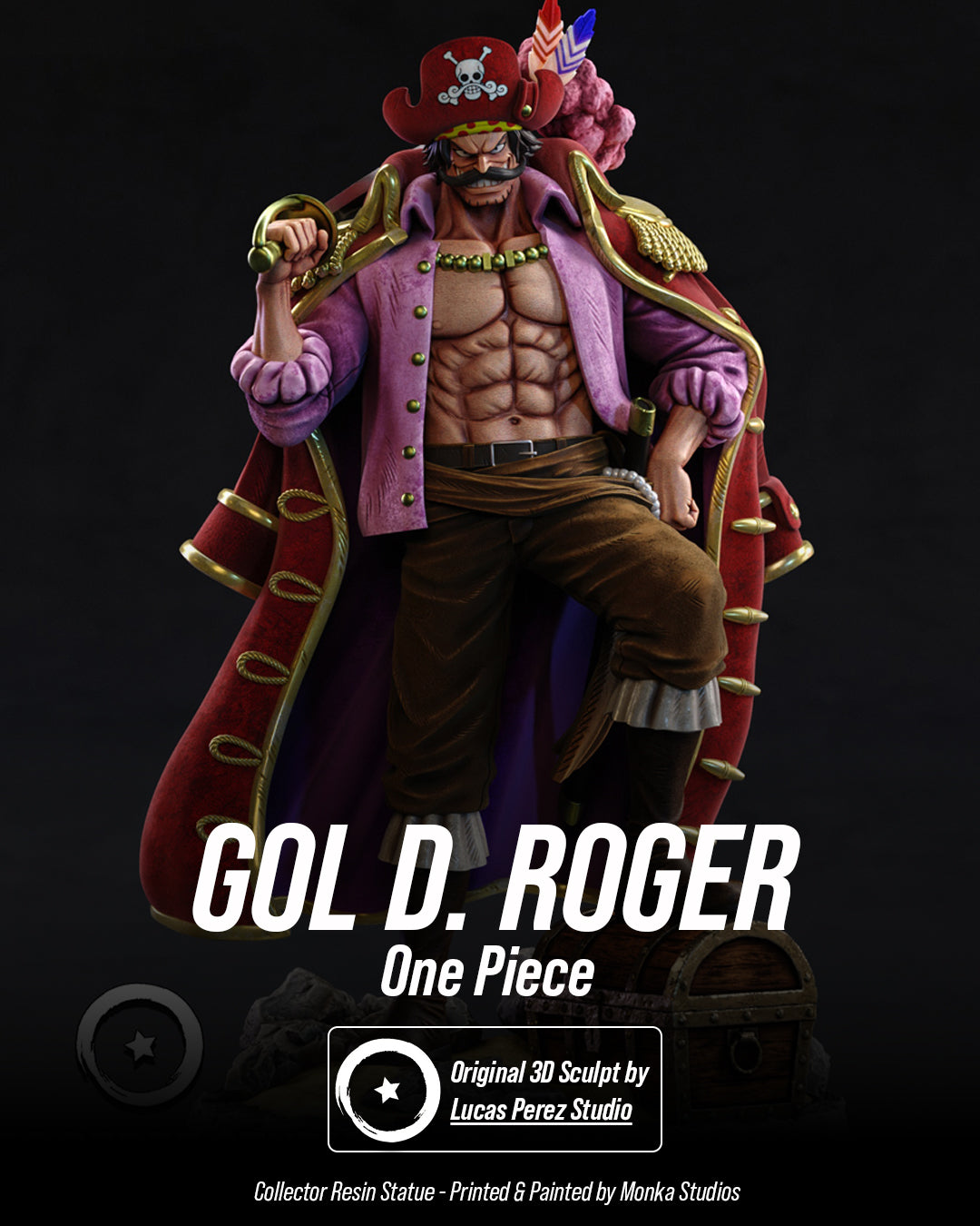 Legendary Pirate King Statue