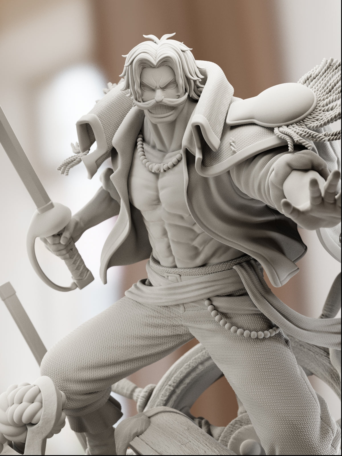 The Pirate King | Maximum Detailed 12K 3D Printed Figure