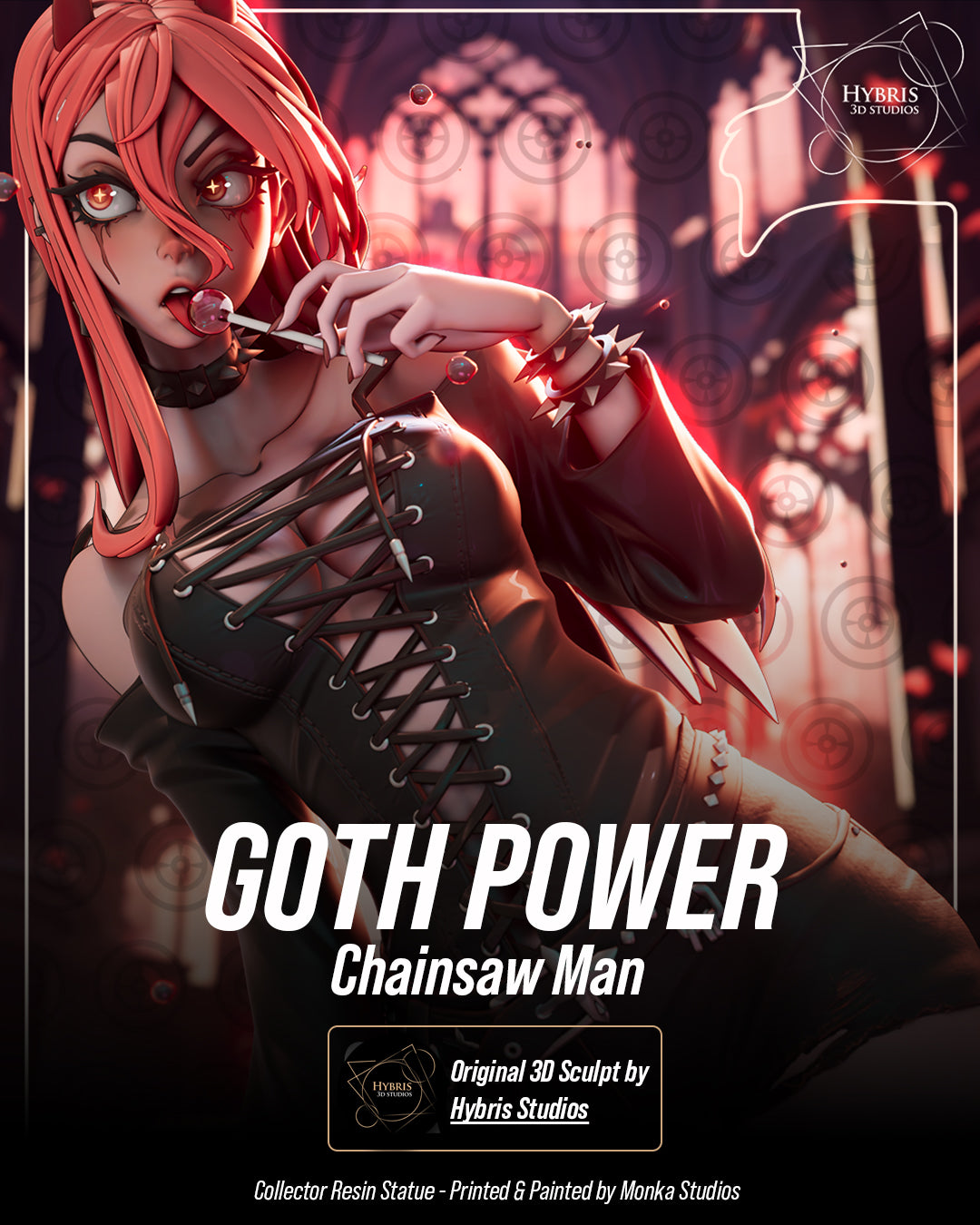 Goth Power Statue