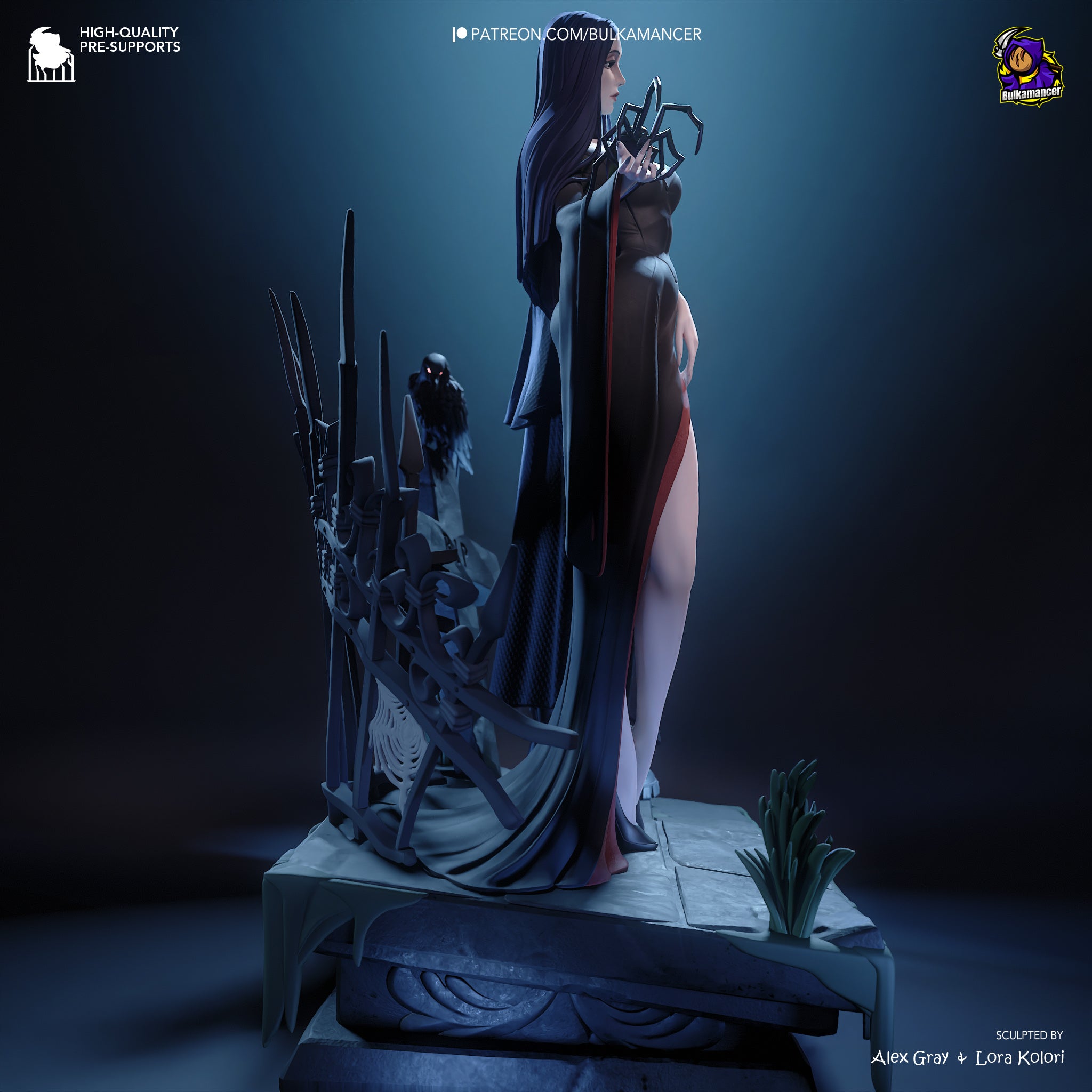 The Gothic Duo | Maximum Detailed 12K 3D printed figure