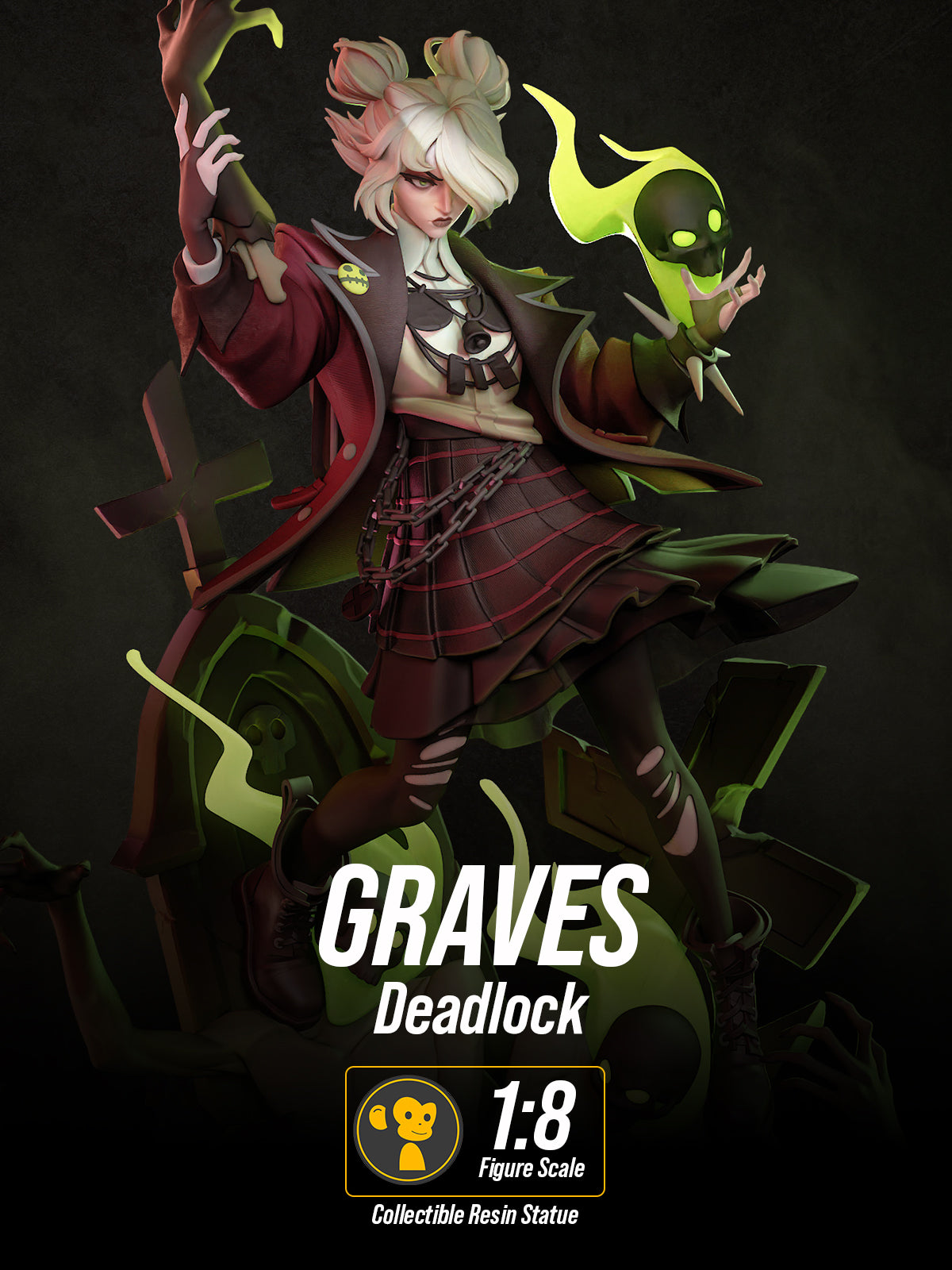 Graveyard Maestro Statue
