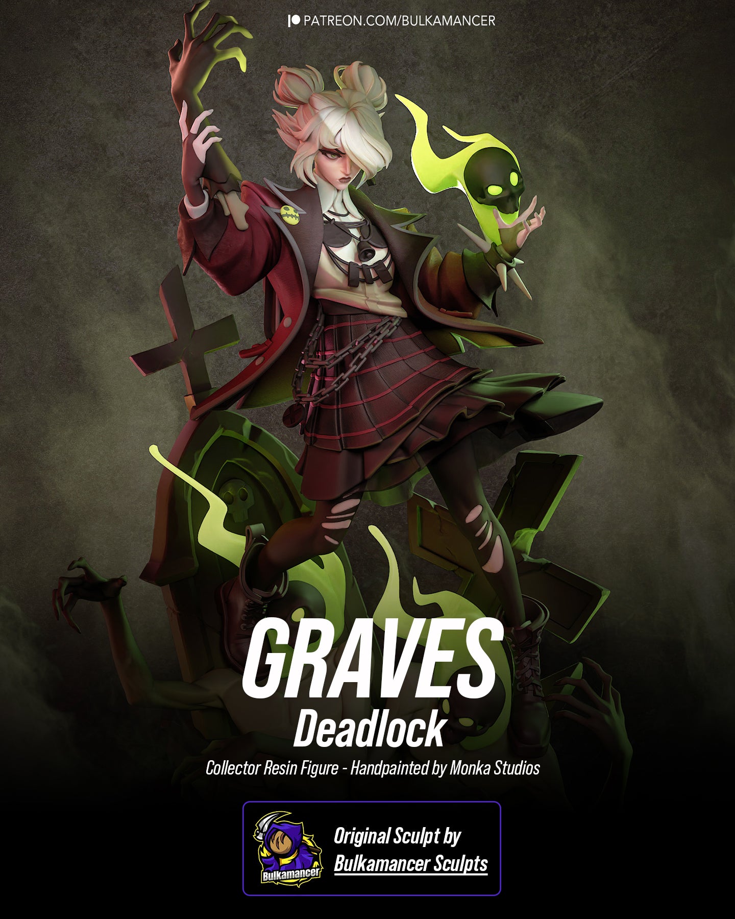 Graveyard Maestro Statue