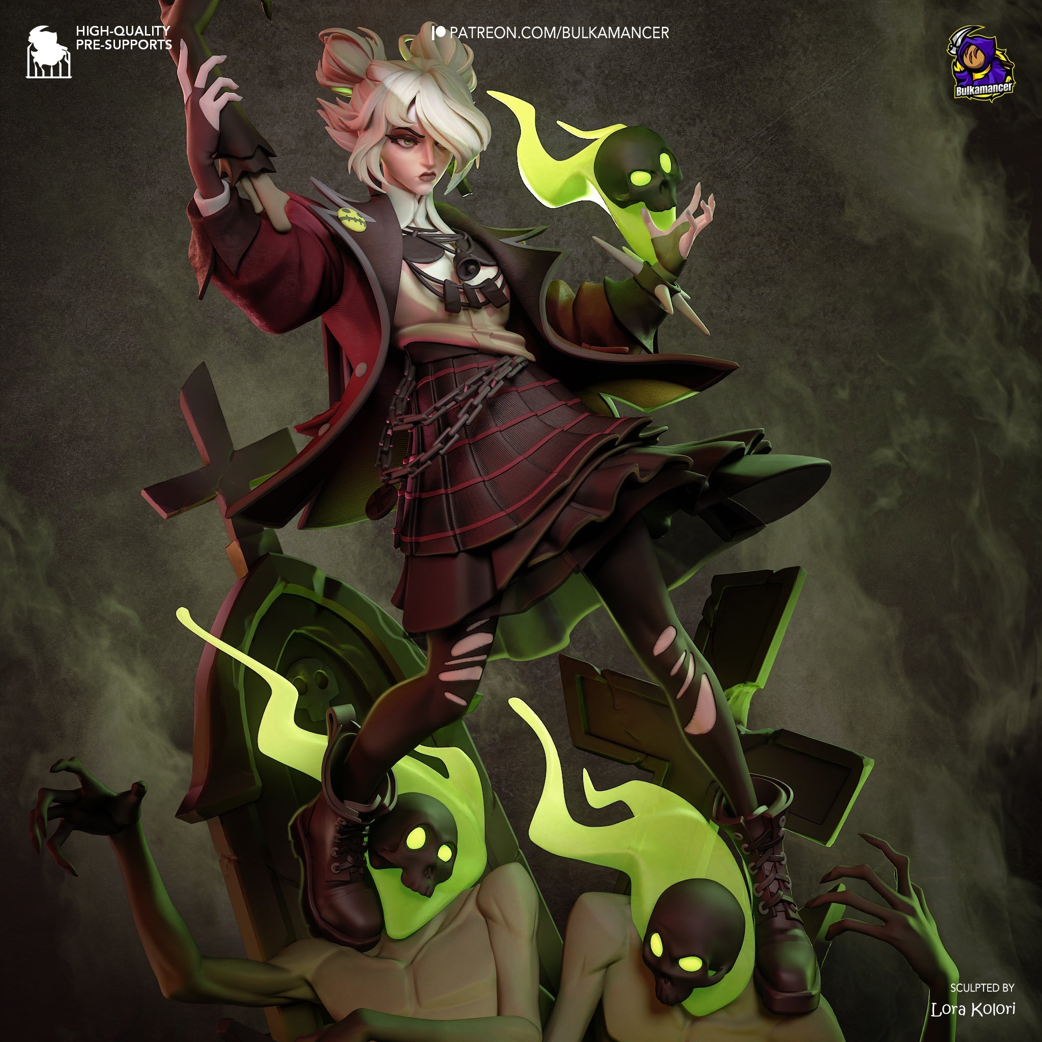Graveyard Maestro Statue