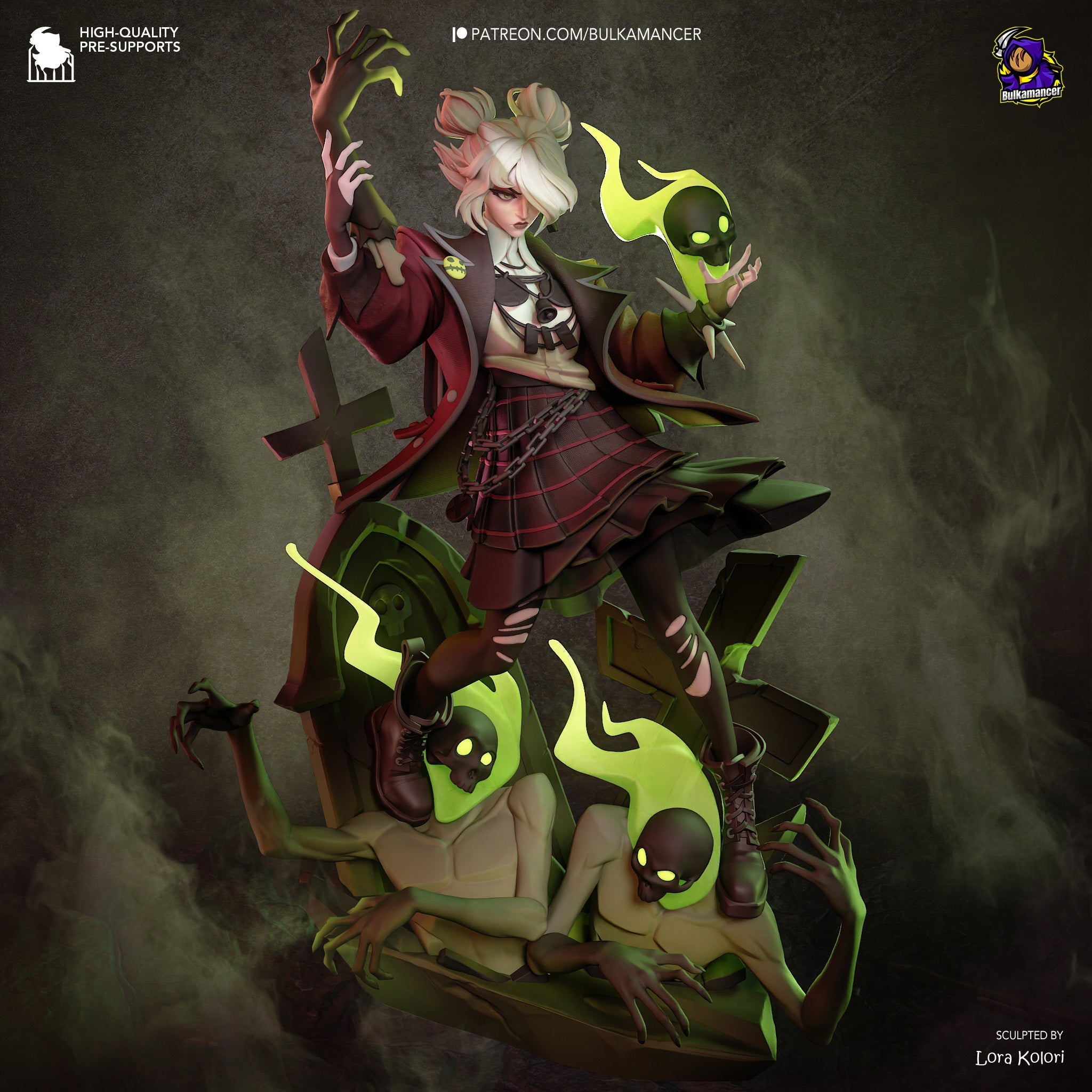 Graveyard Maestro Statue
