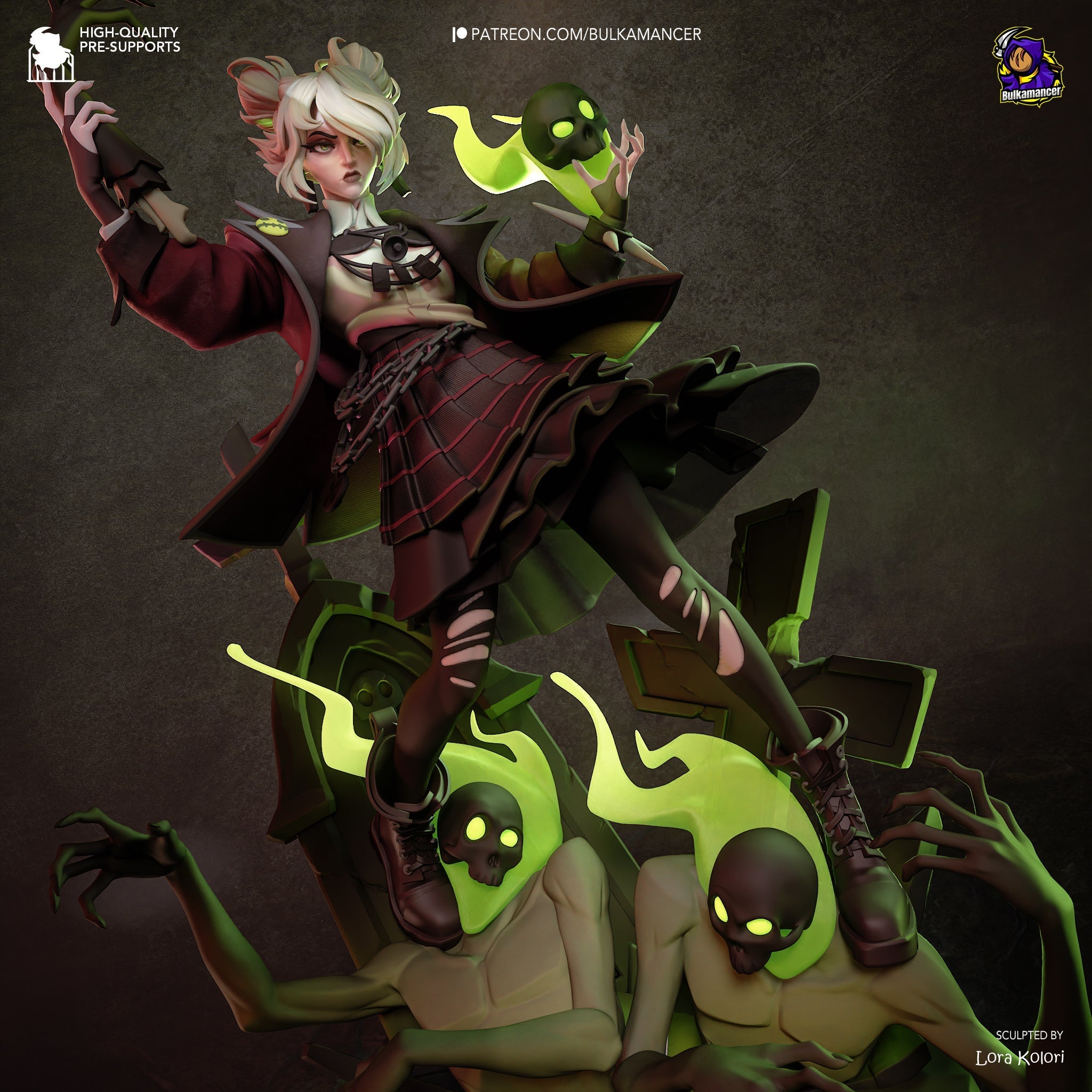 Graveyard Maestro Statue