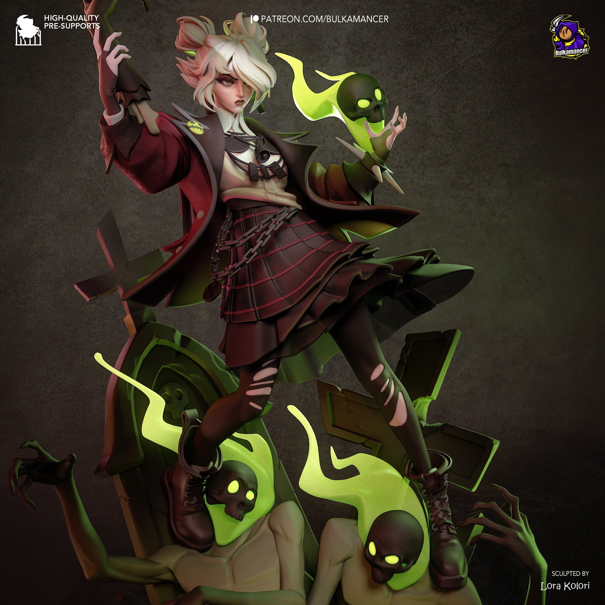Graveyard Maestro Statue