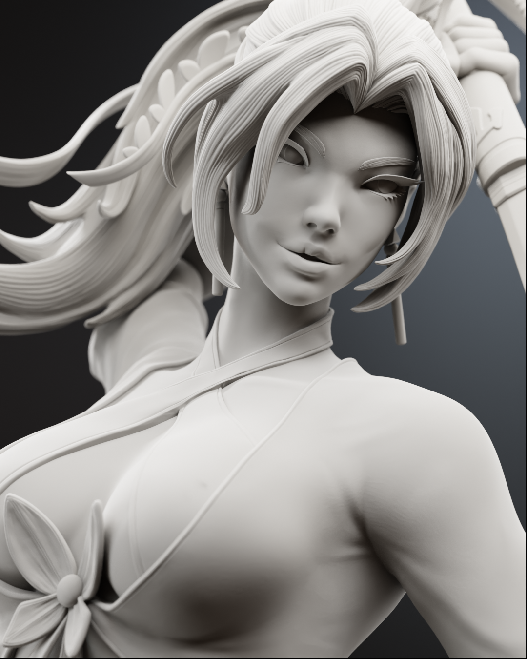 The Psychic Kunoichi Statue