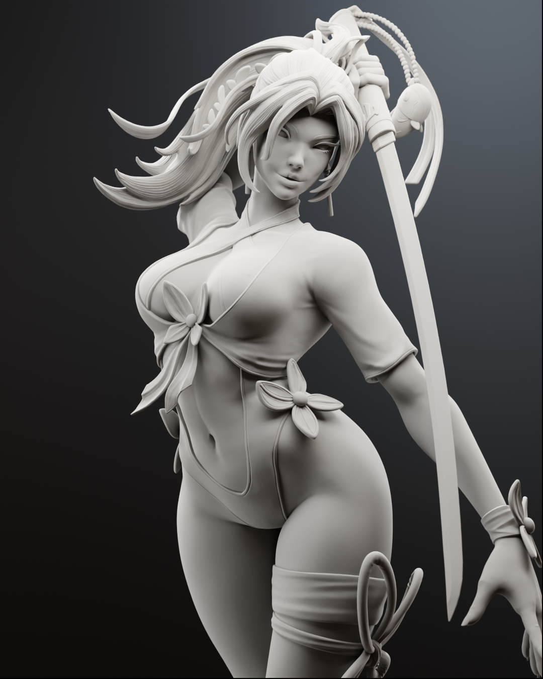 The Psychic Kunoichi Statue