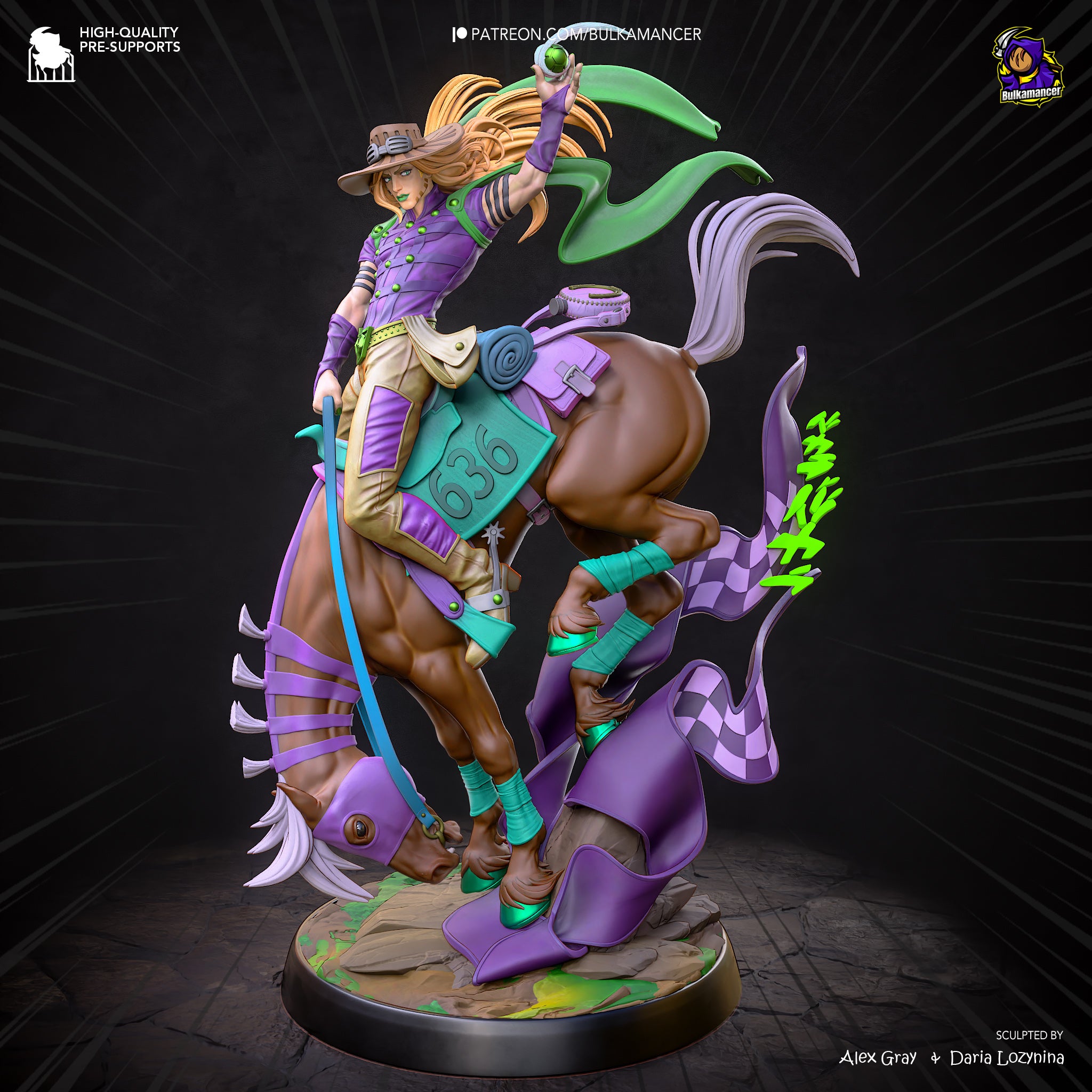 Steel Ball Master Statue