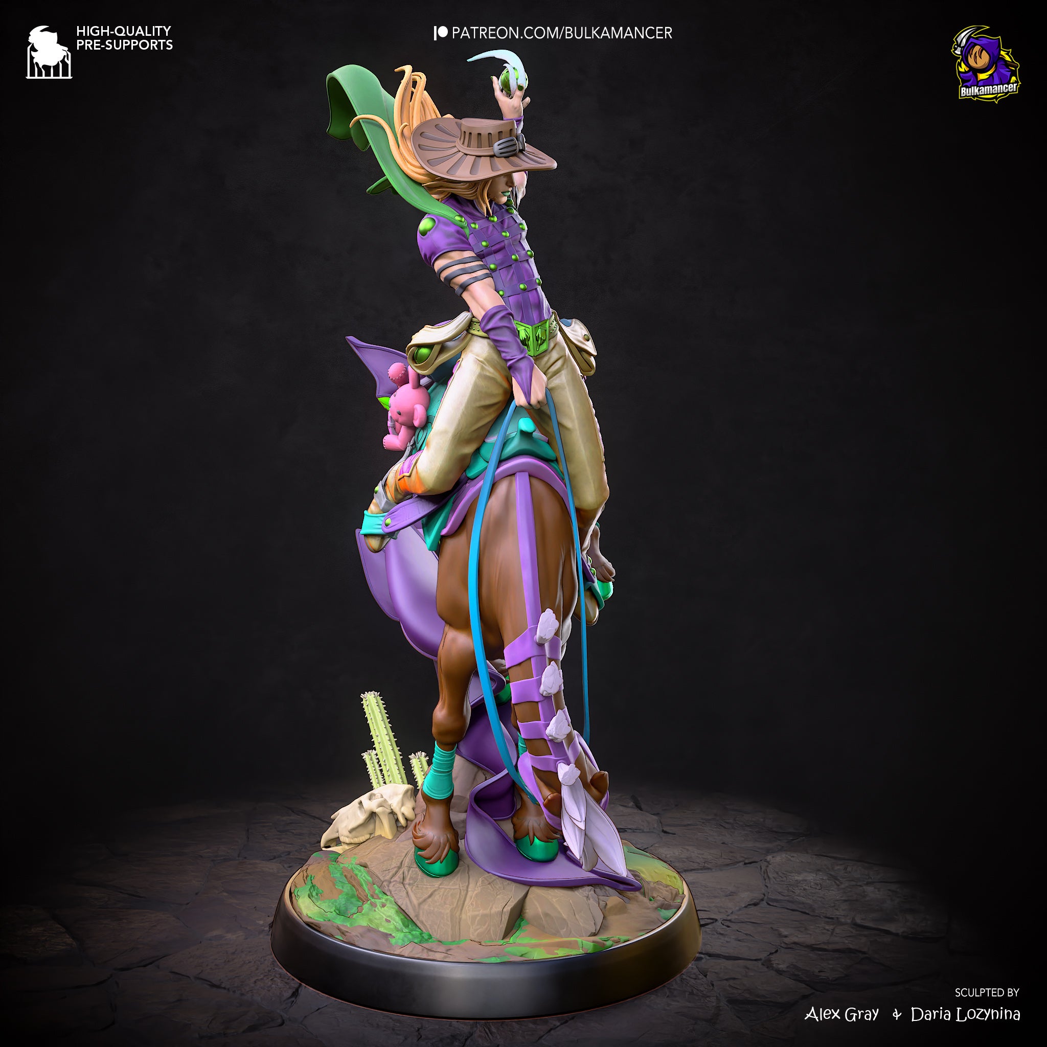 Steel Ball Master Statue
