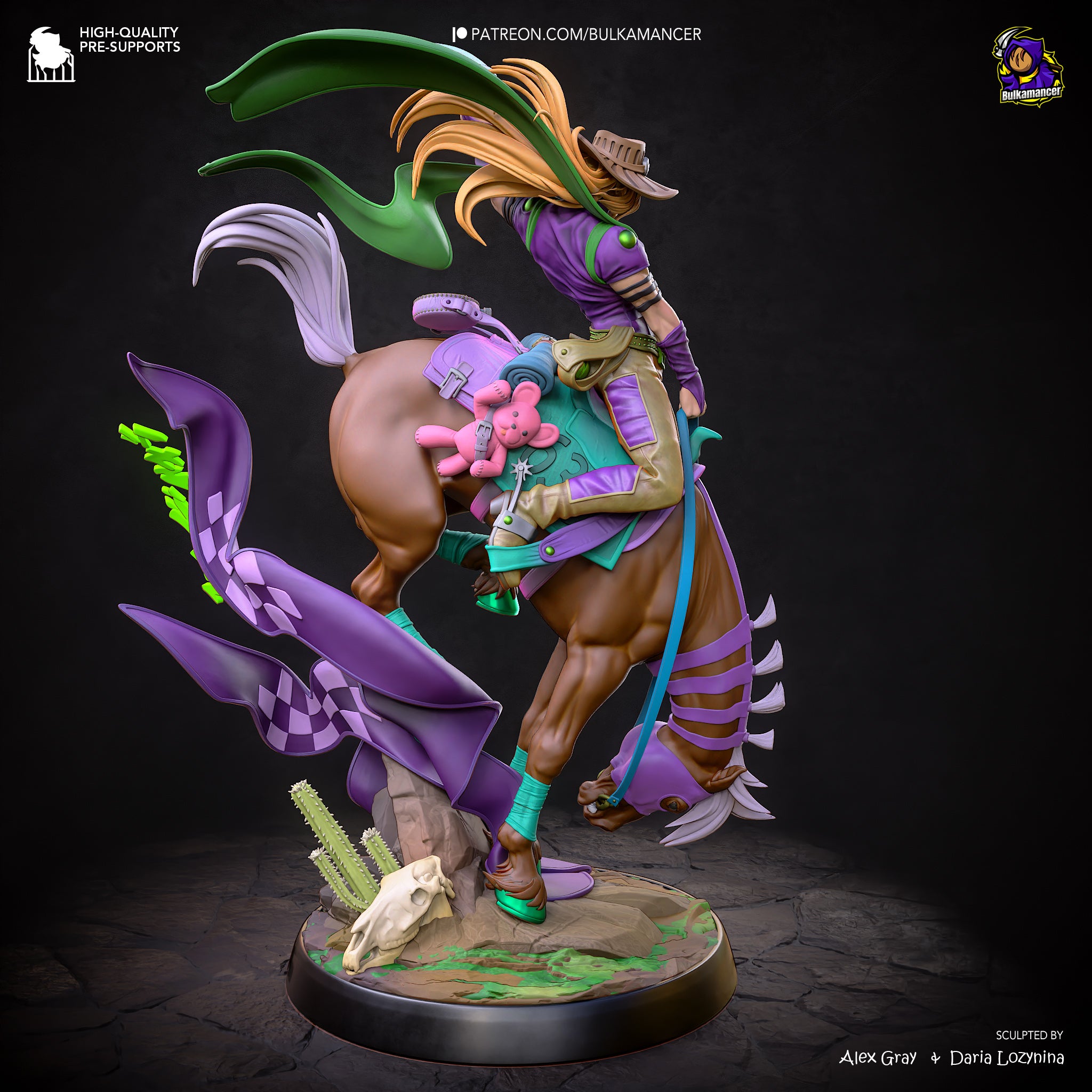 Steel Ball Master Statue