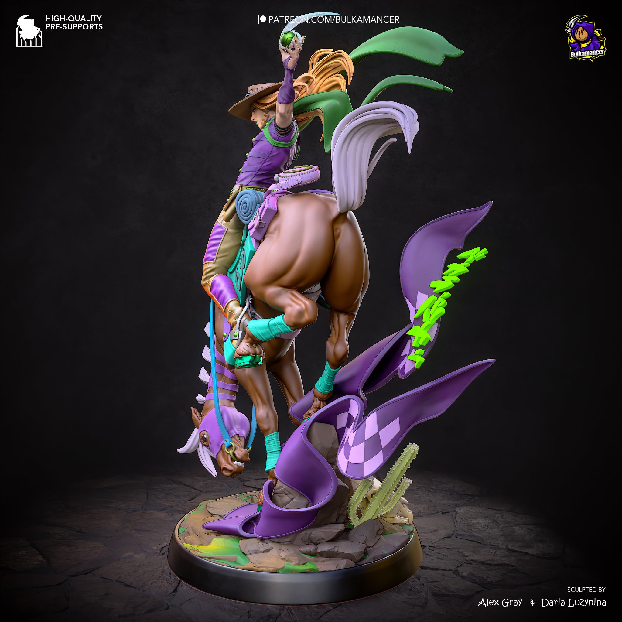 Steel Ball Master Statue