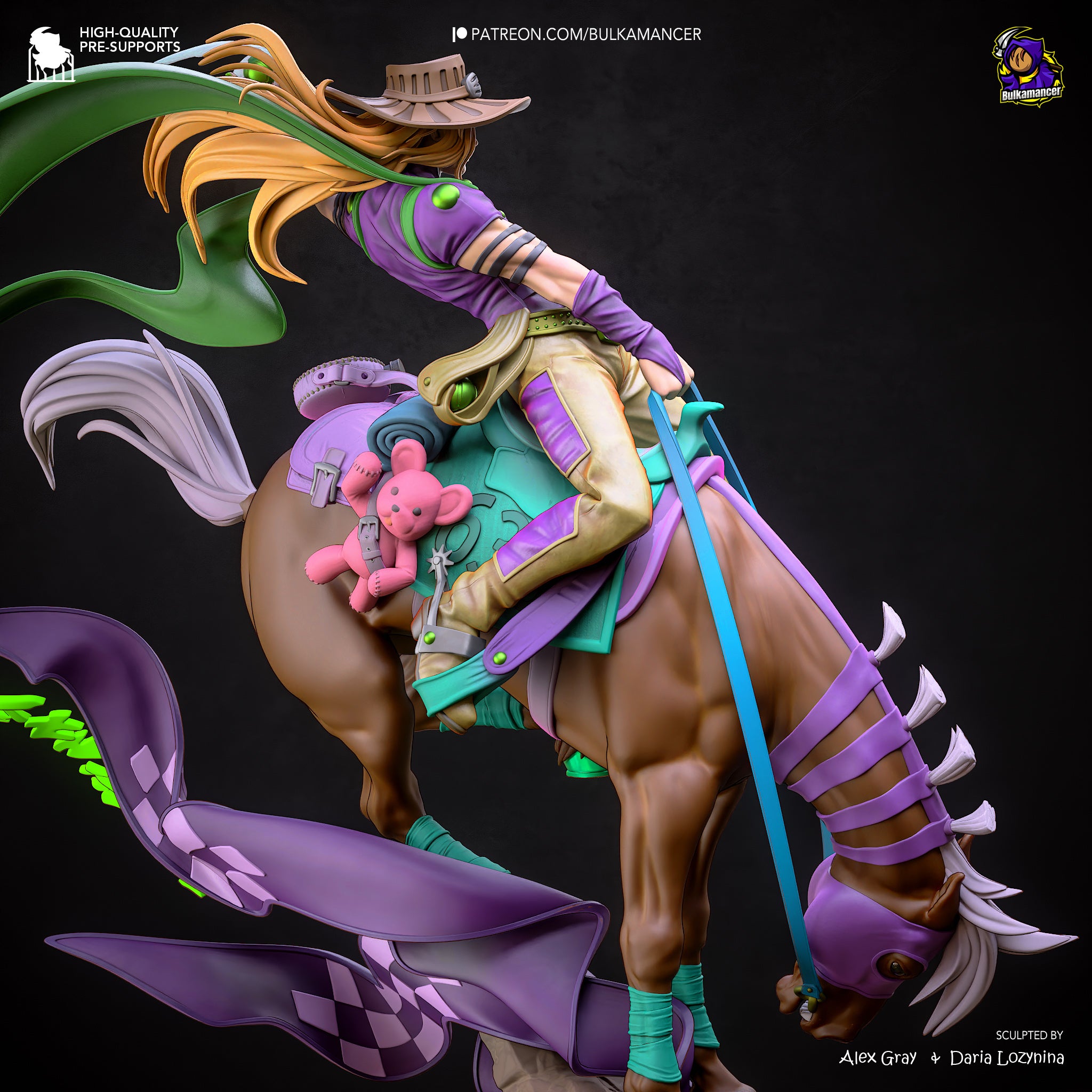 Steel Ball Master Statue