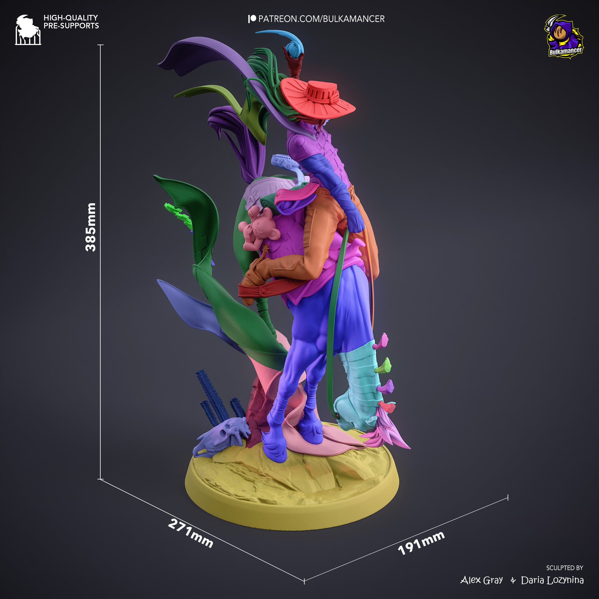 Steel Ball Master Statue