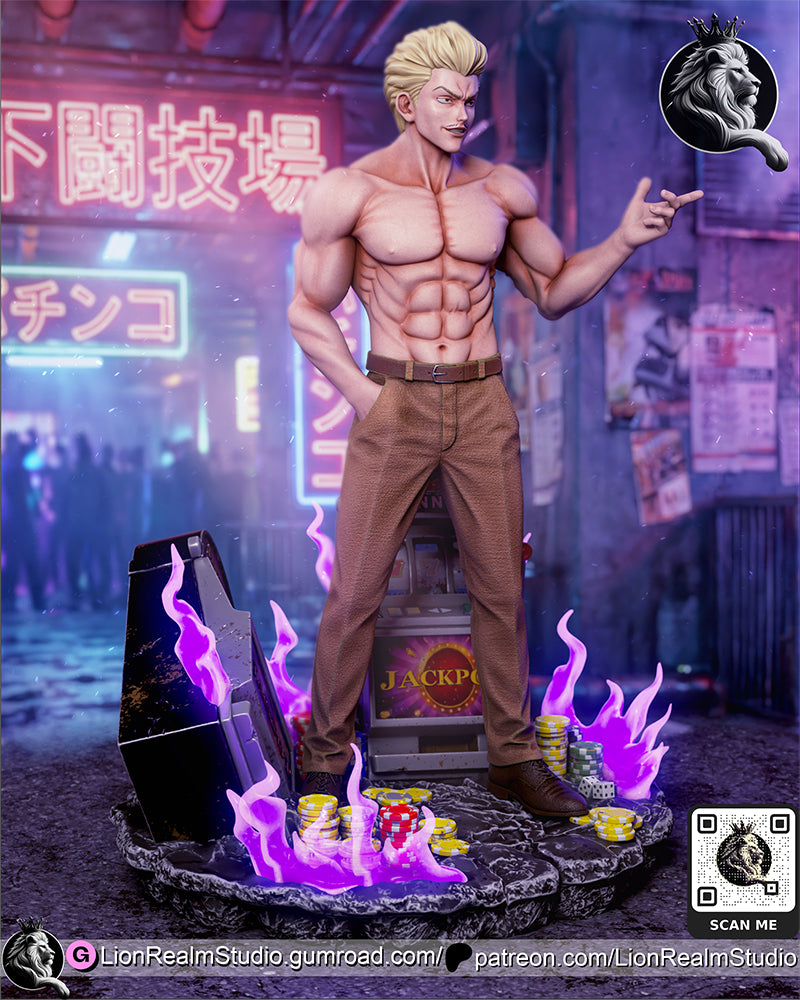 The Gambler Statue