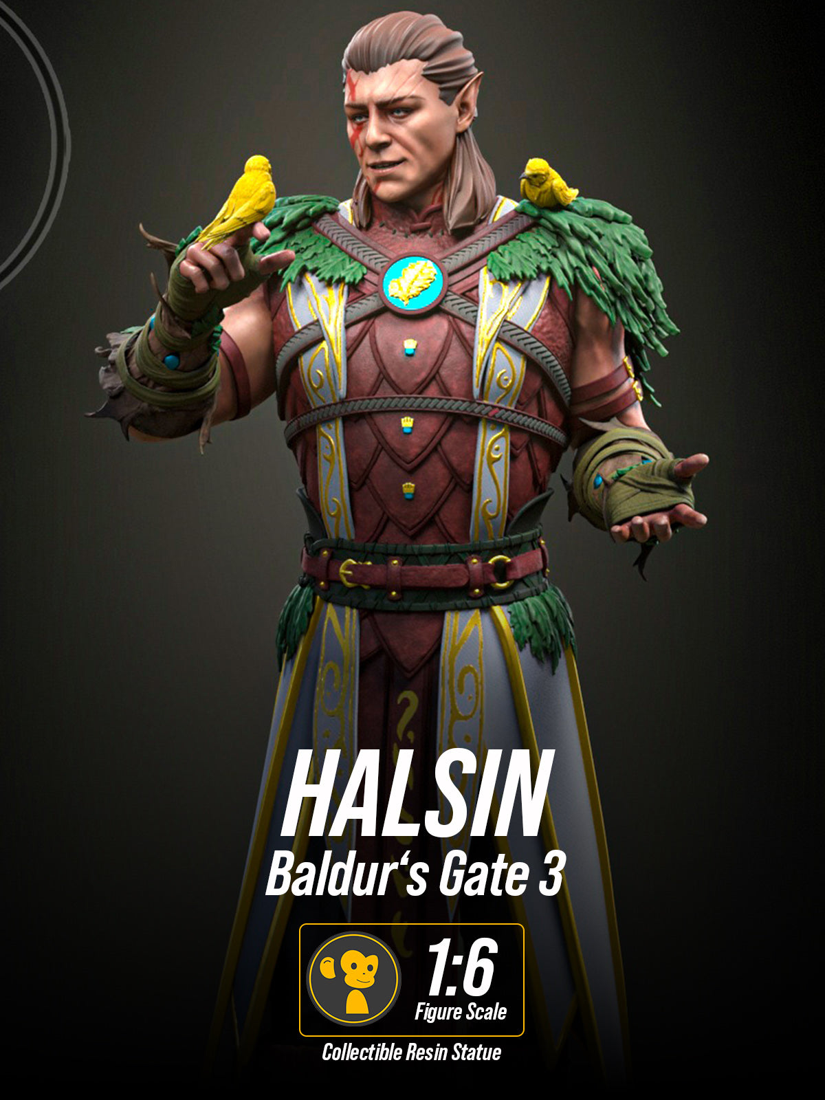 Halsin - Baldur's Gate 3 | Maximum Detailed 12K 3D printed figure