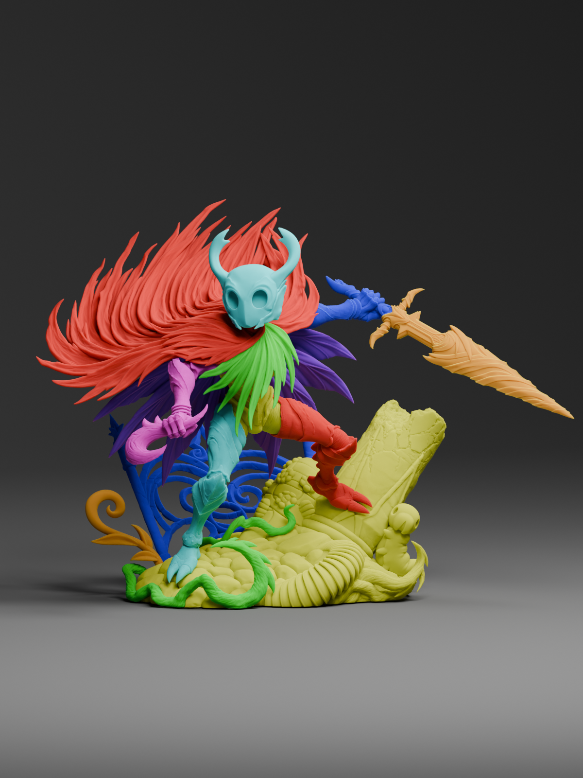 The Knight | Maximum Detailed 12K 3D printed figure