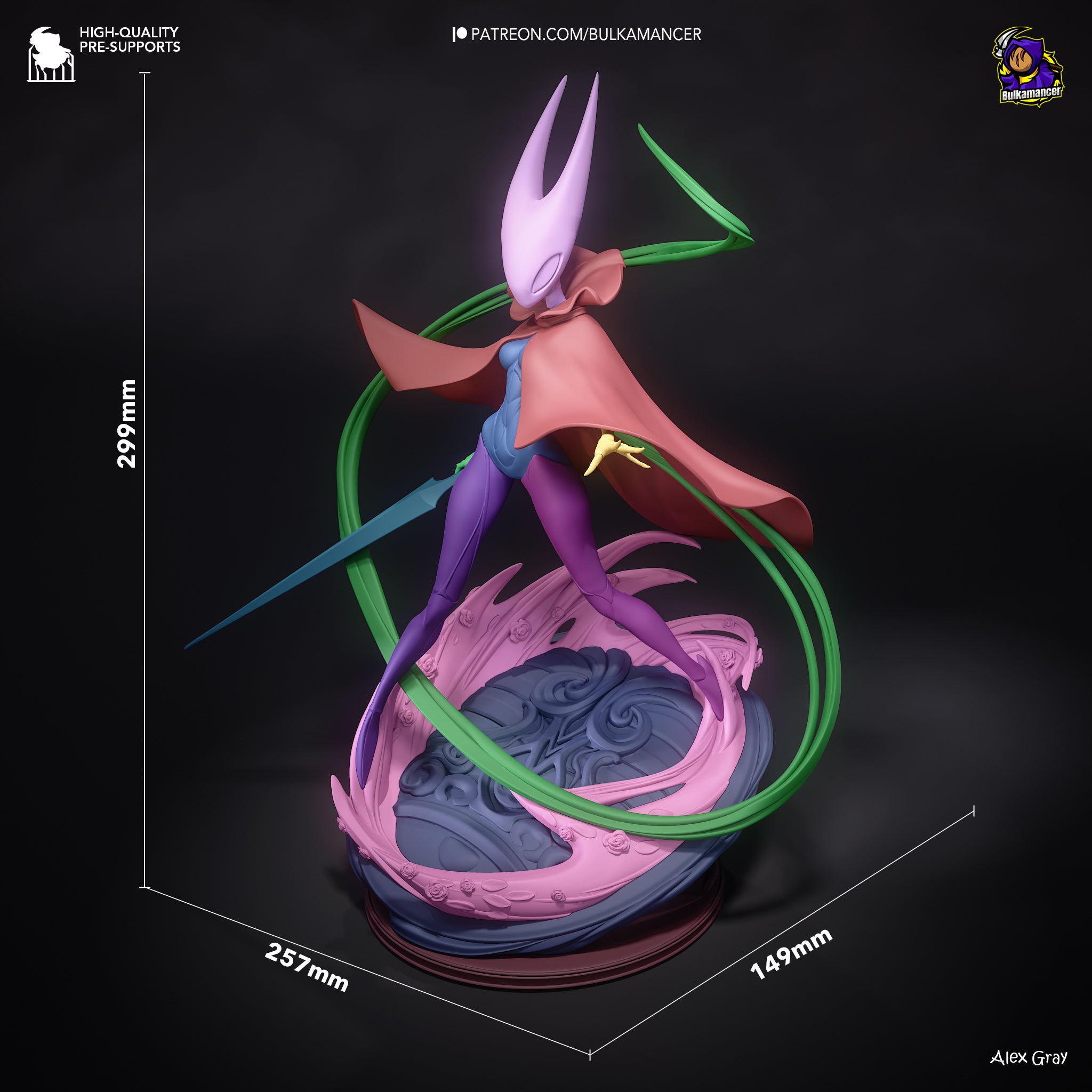The Silk Sentinel | Maximum Detailed 12K 3D printed figure