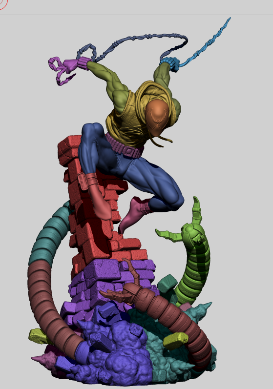 The Scarlet Crawler Statue