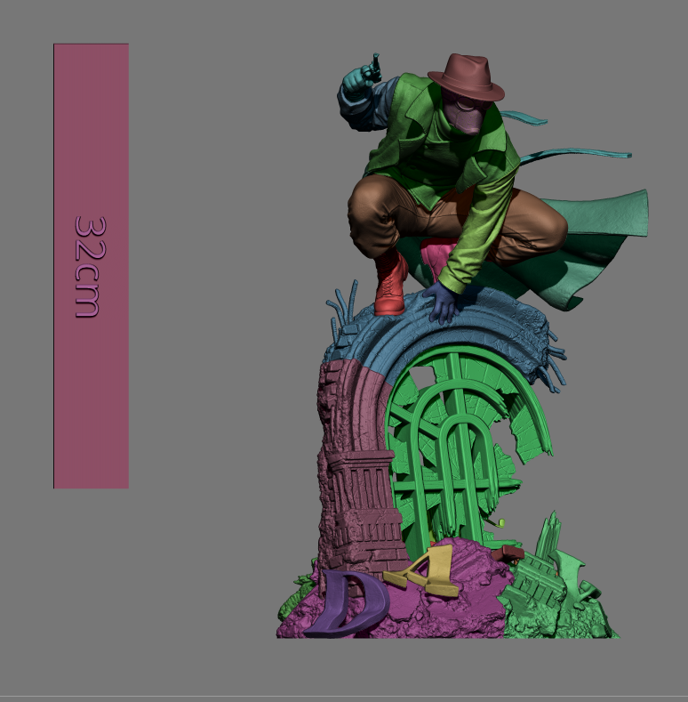 The Masked Vigilante Statue