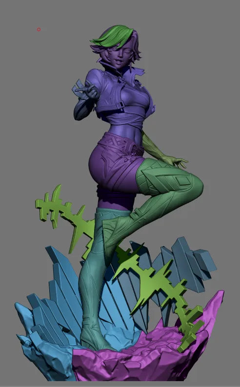 The Frozen Idol | Maximum Detailed 12K 3D printed figure