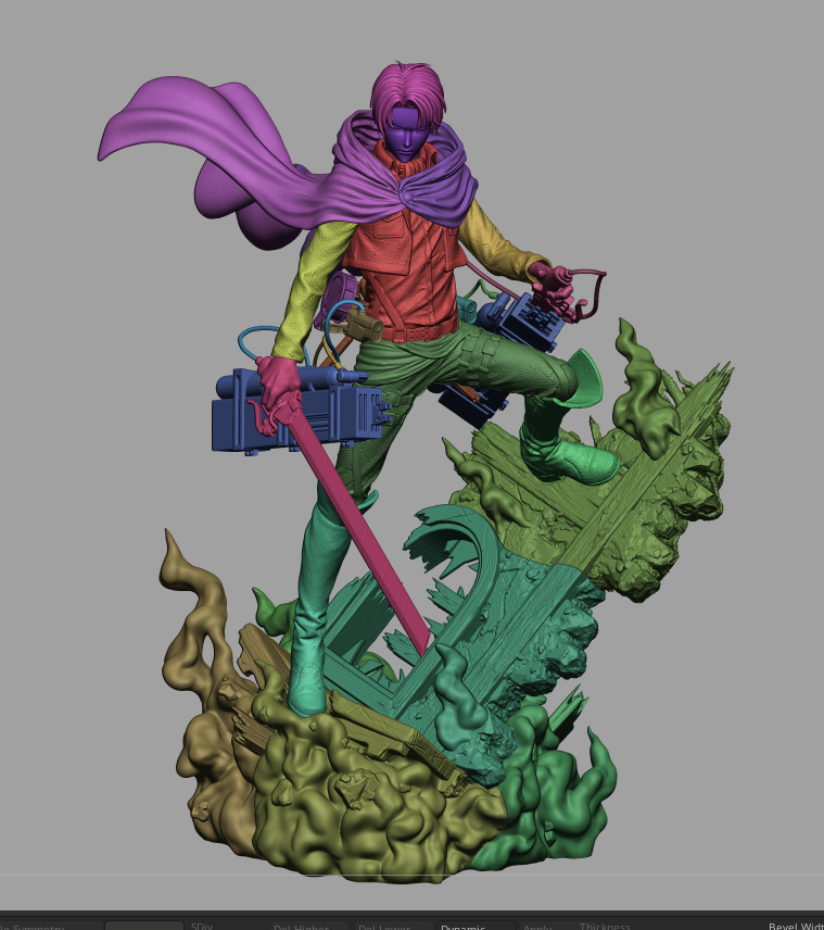 The Stoic Reaper | Maximum Detailed 12K 3D printed figure