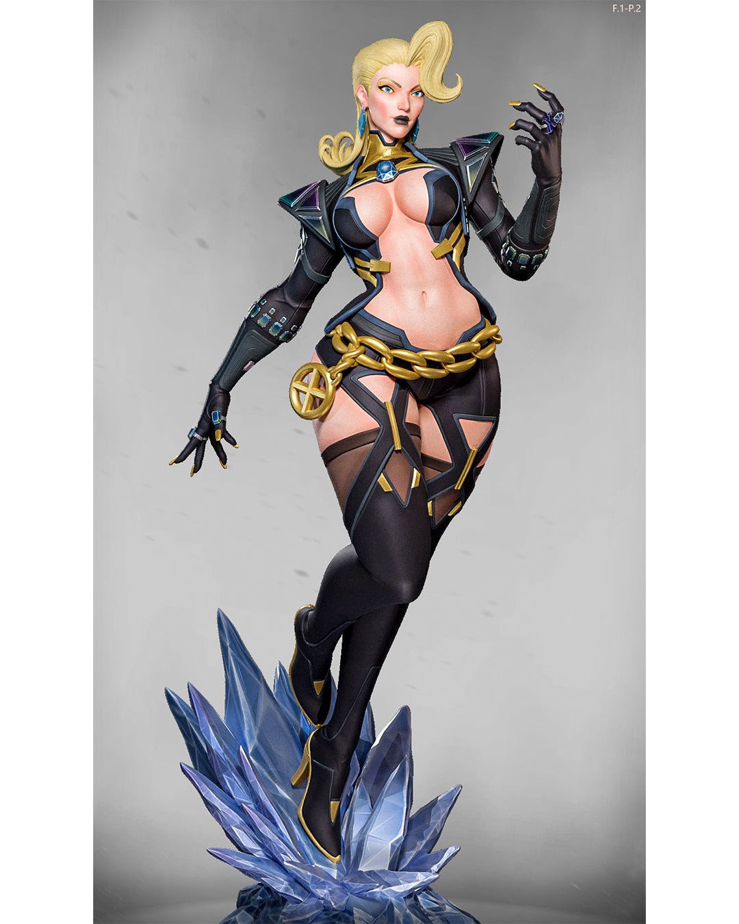 Frost Revolution | Maximum Detailed 12K 3D printed figure