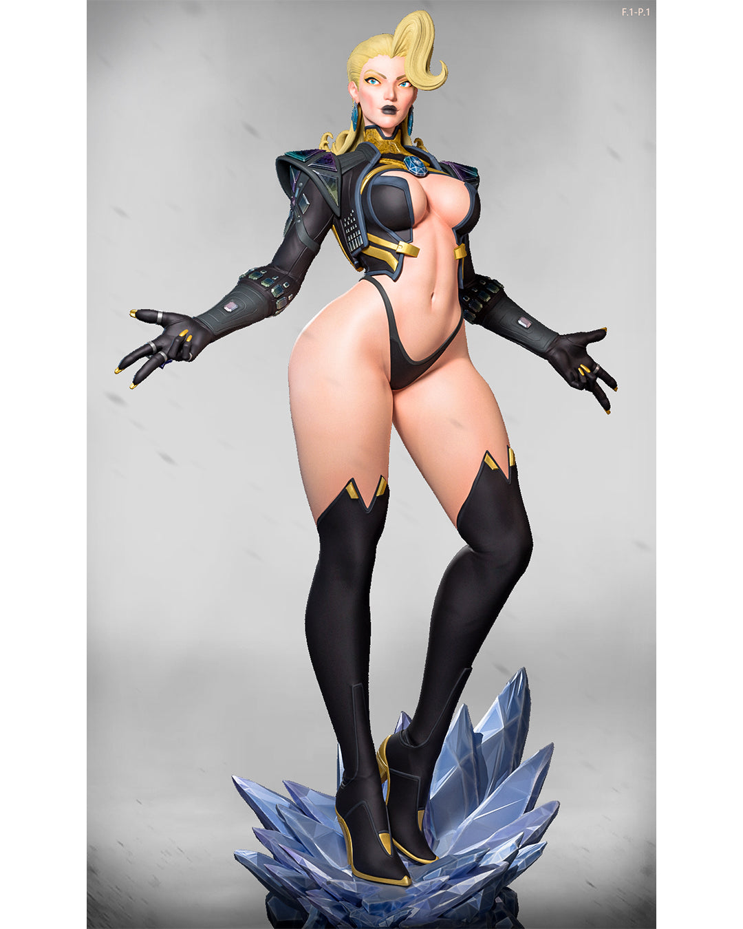 Frost Revolution | Maximum Detailed 12K 3D printed figure