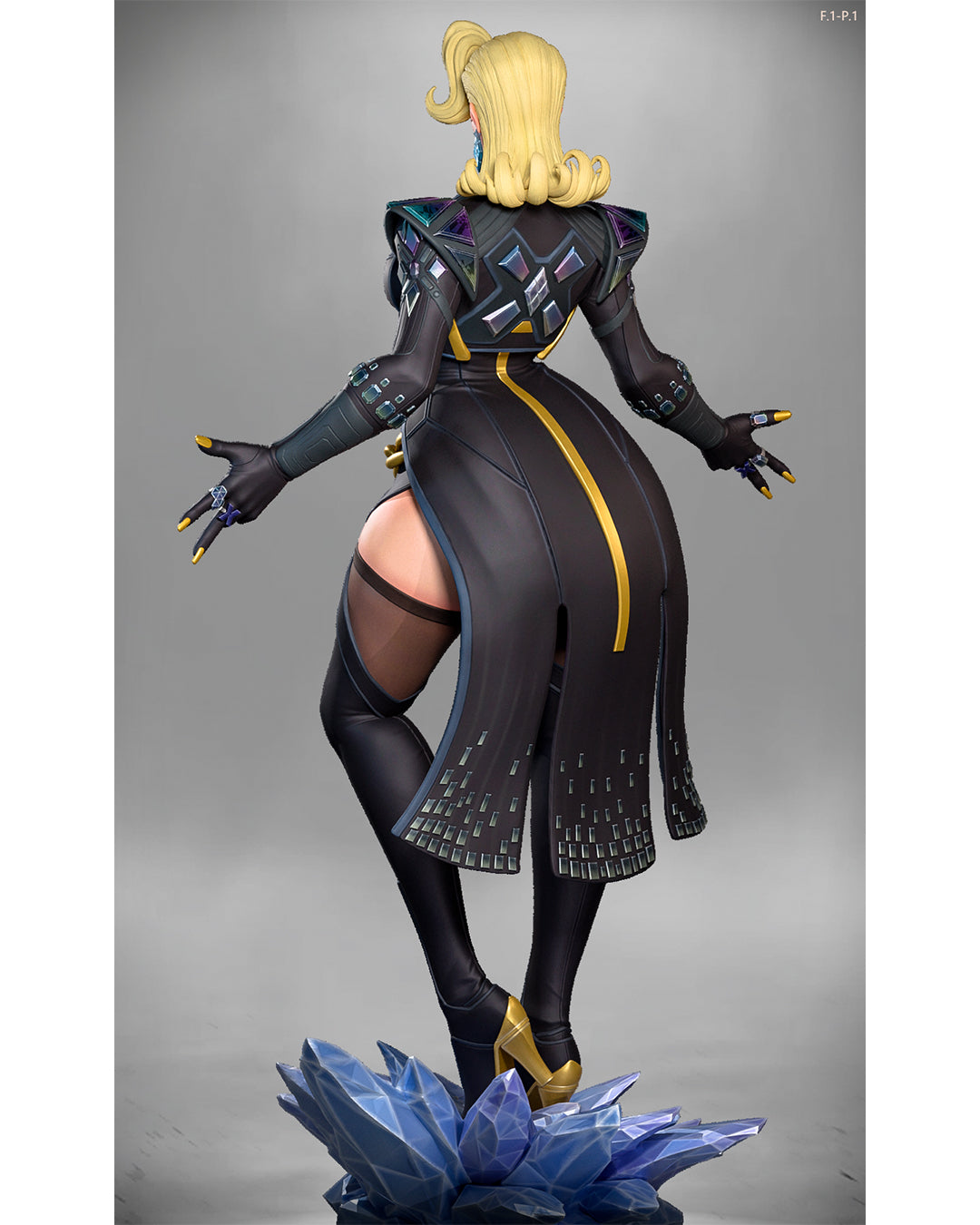 Frost Revolution | Maximum Detailed 12K 3D printed figure