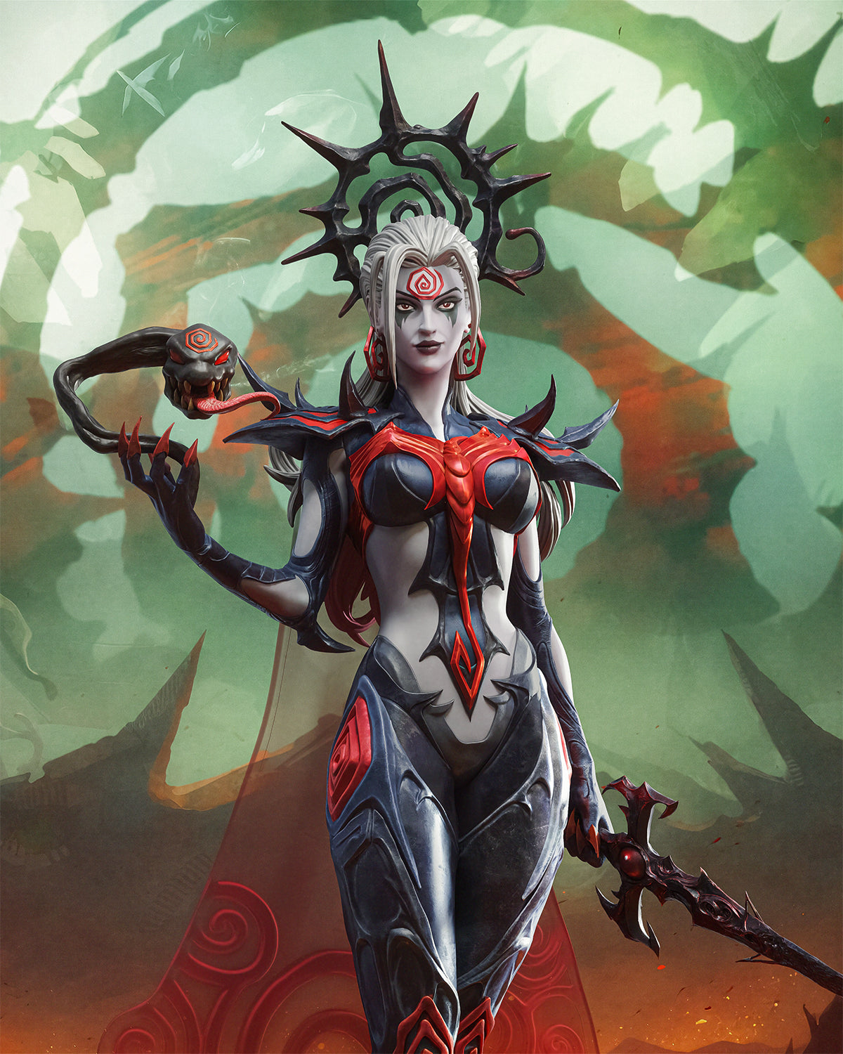 Empress of Death Statue