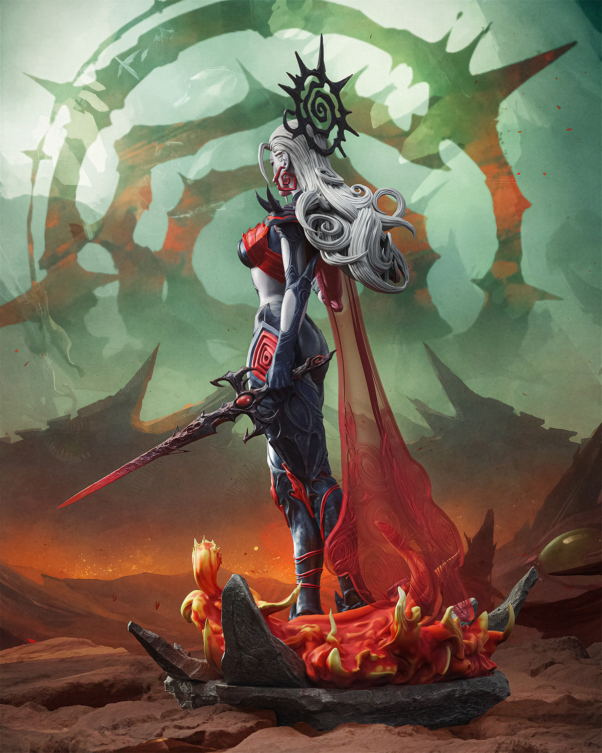 Empress of Death Statue