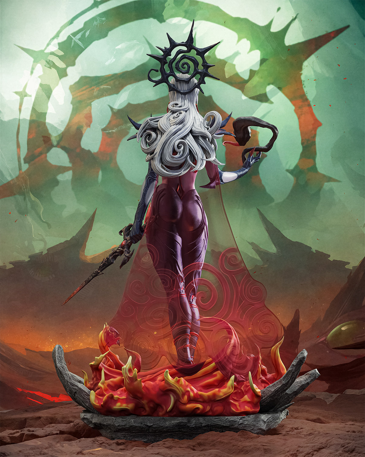 Empress of Death Statue