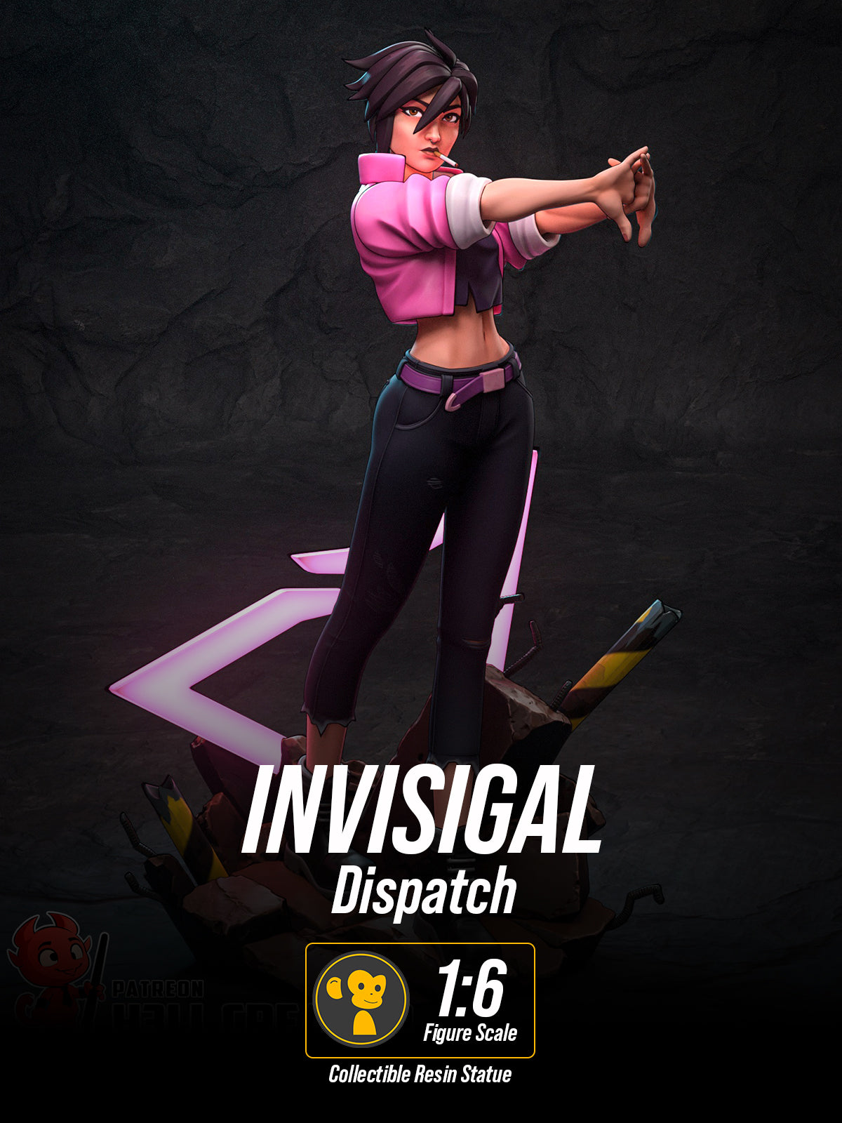 Stealth Operative | Maximum Detailed 12K 3D printed figure