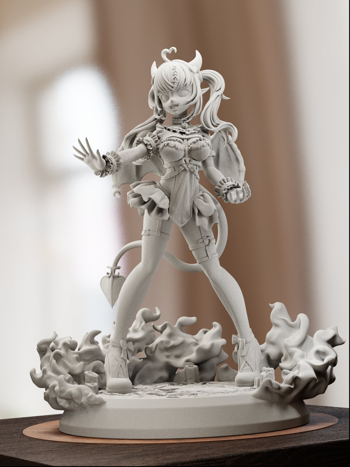 The Chaos Queen | Maximum Detailed 12K 3D printed figure