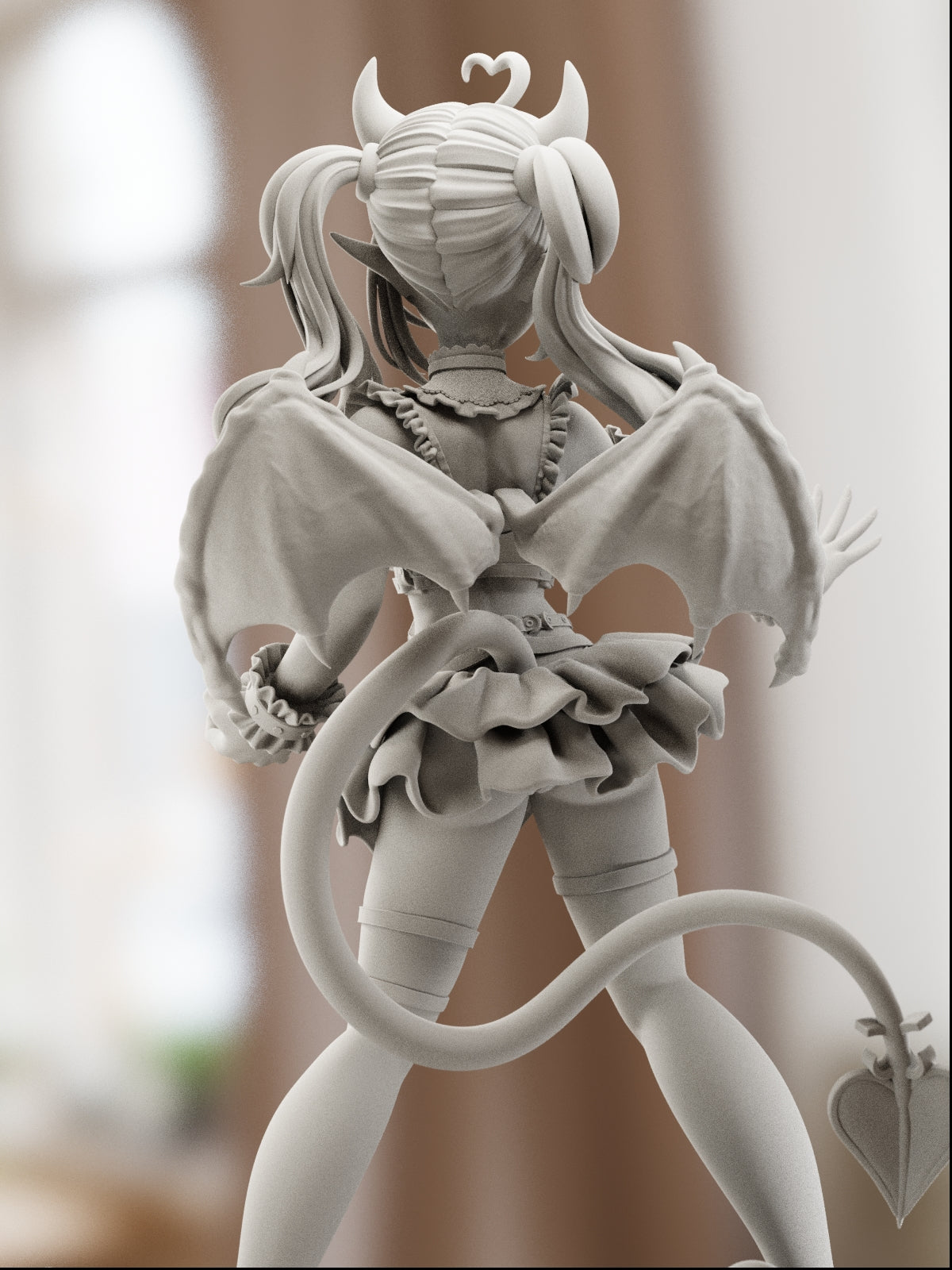 The Chaos Queen | Maximum Detailed 12K 3D printed figure