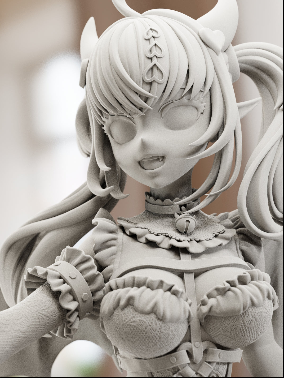 The Chaos Queen | Maximum Detailed 12K 3D printed figure