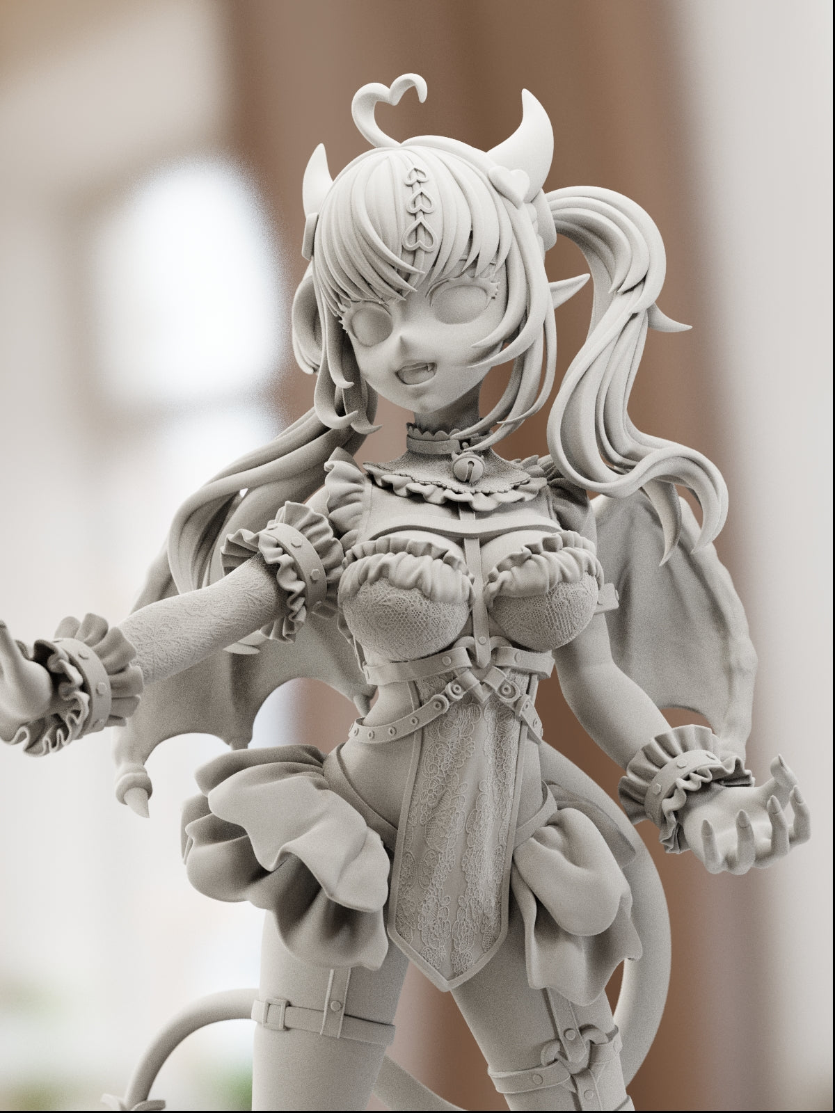 The Chaos Queen | Maximum Detailed 12K 3D printed figure