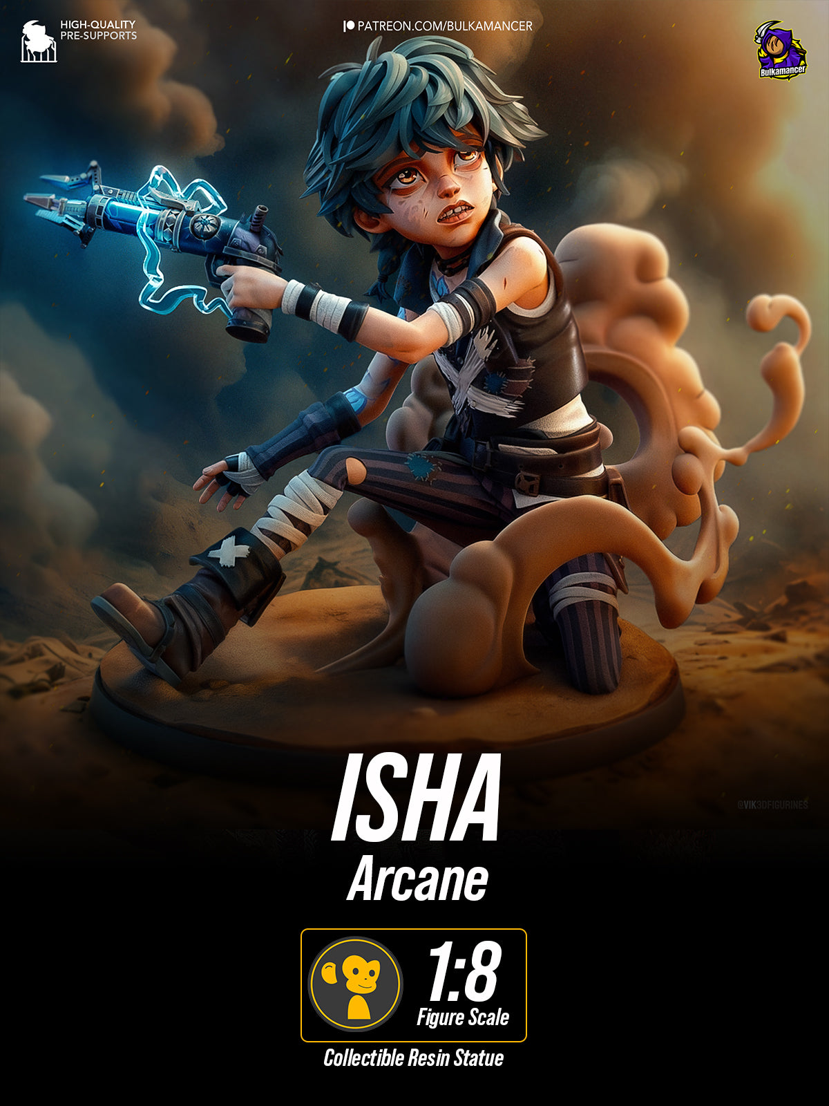 The Loyal Sidekick | Maximum Detailed 12K 3D printed figure