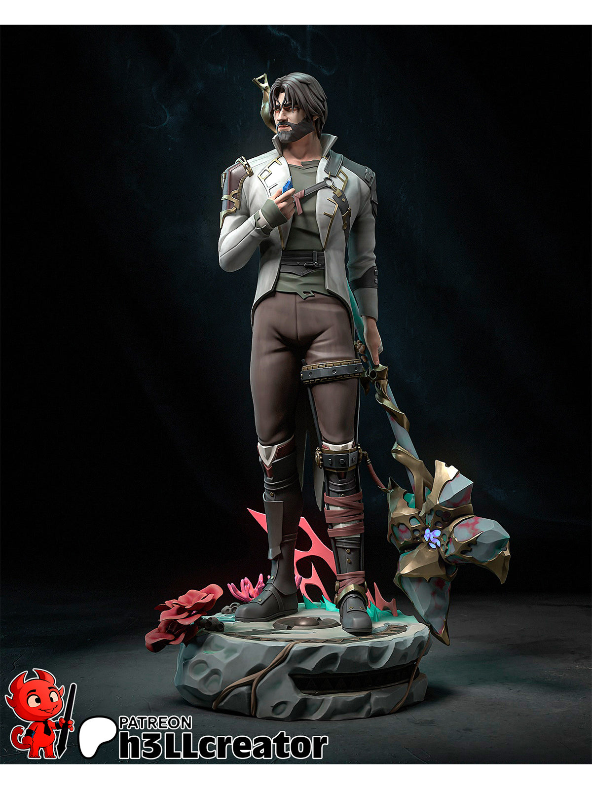 The Man of Progress | Maximum Detailed 12K 3D printed figure