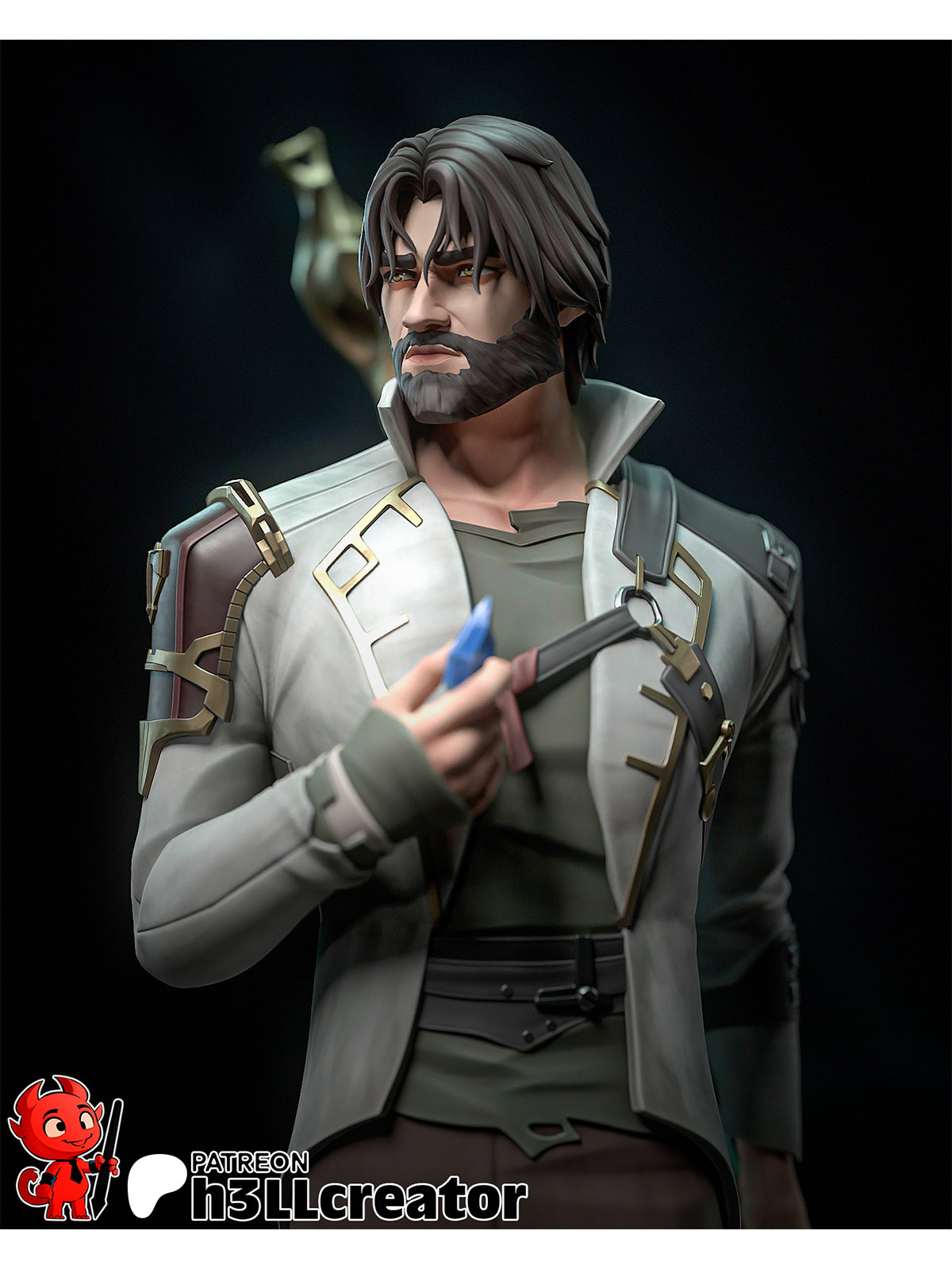 The Man of Progress | Maximum Detailed 12K 3D printed figure