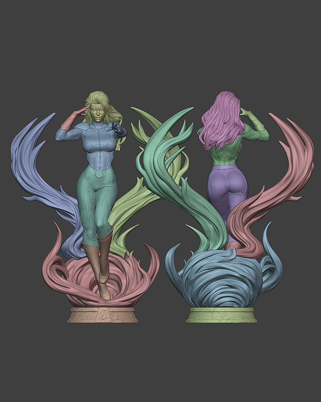 The Phoenix Statue