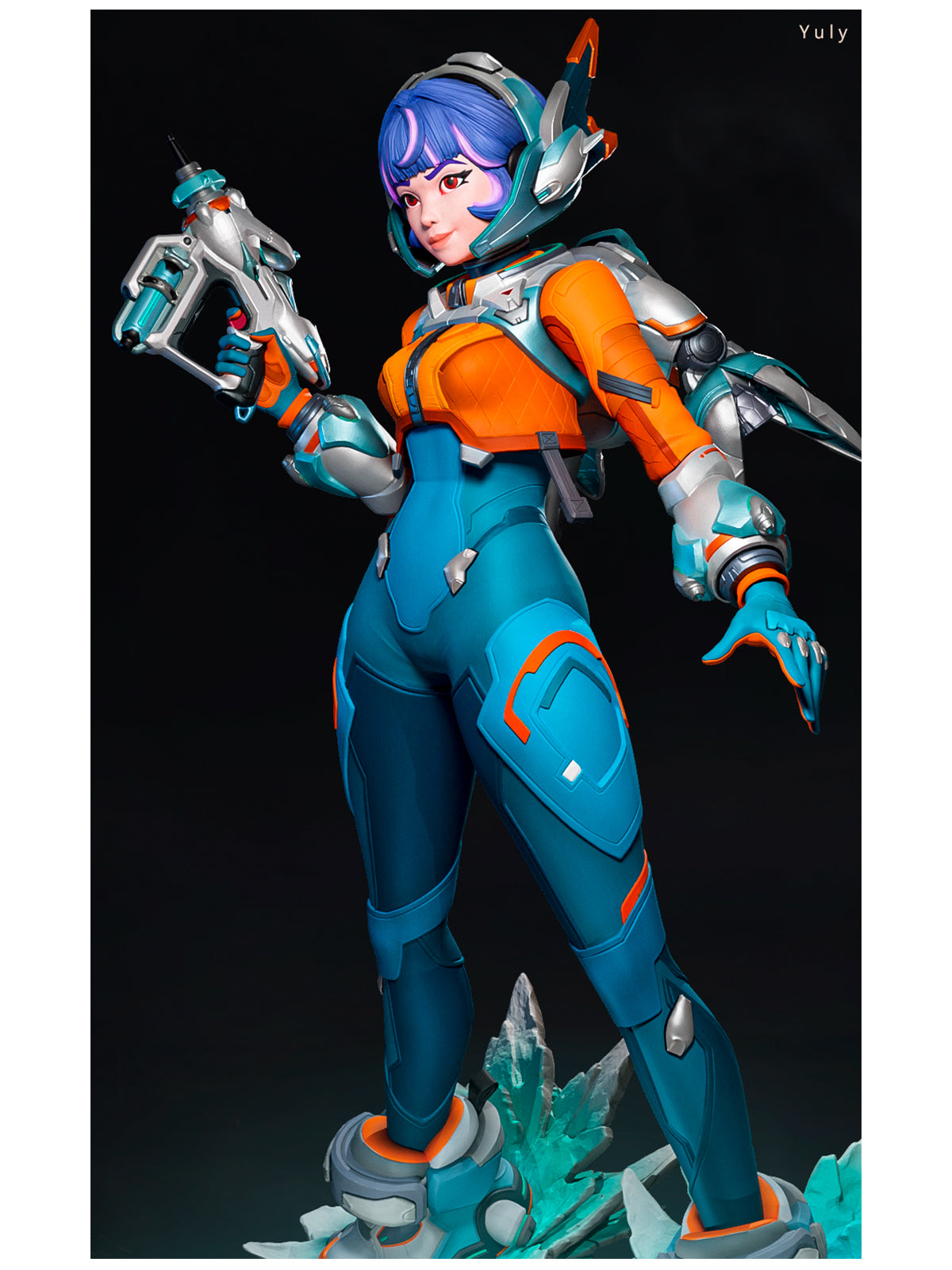 The Space Support | Maximum Detailed 12K 3D printed figure