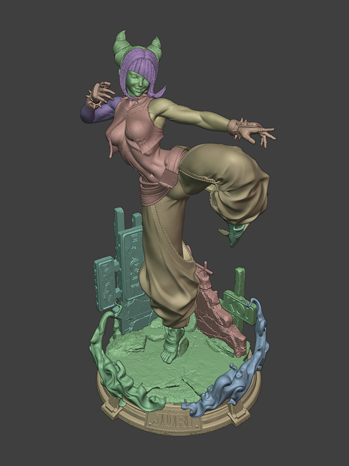 The Neon Viper Statue