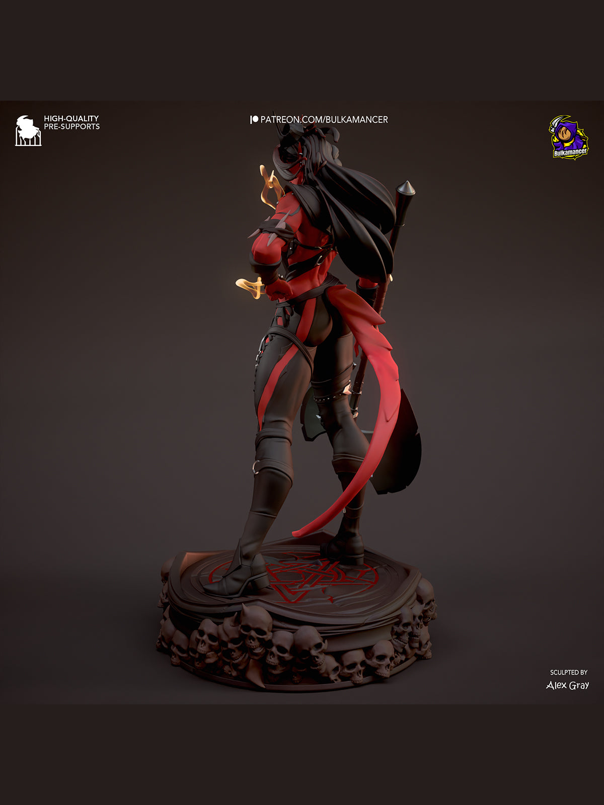 Karlach - Baldur's Gate 3 | Maximum Detailed 12K 3D printed figure