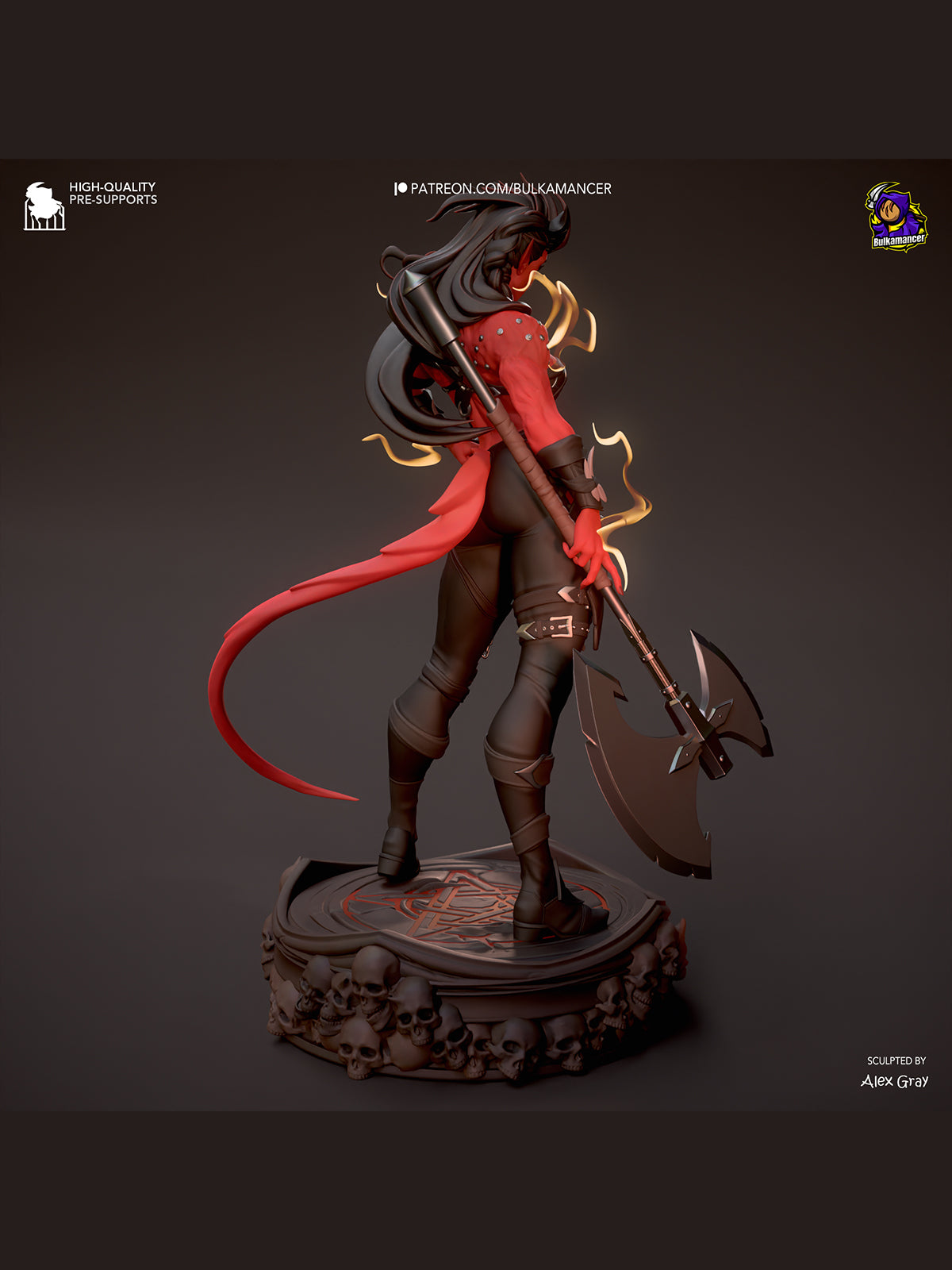 Karlach - Baldur's Gate 3 | Maximum Detailed 12K 3D printed figure