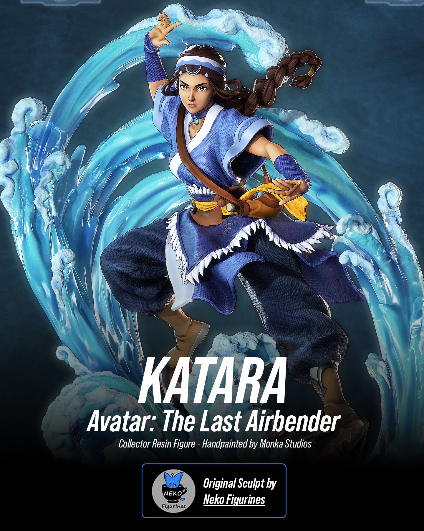 Master Waterbender Katara Statue