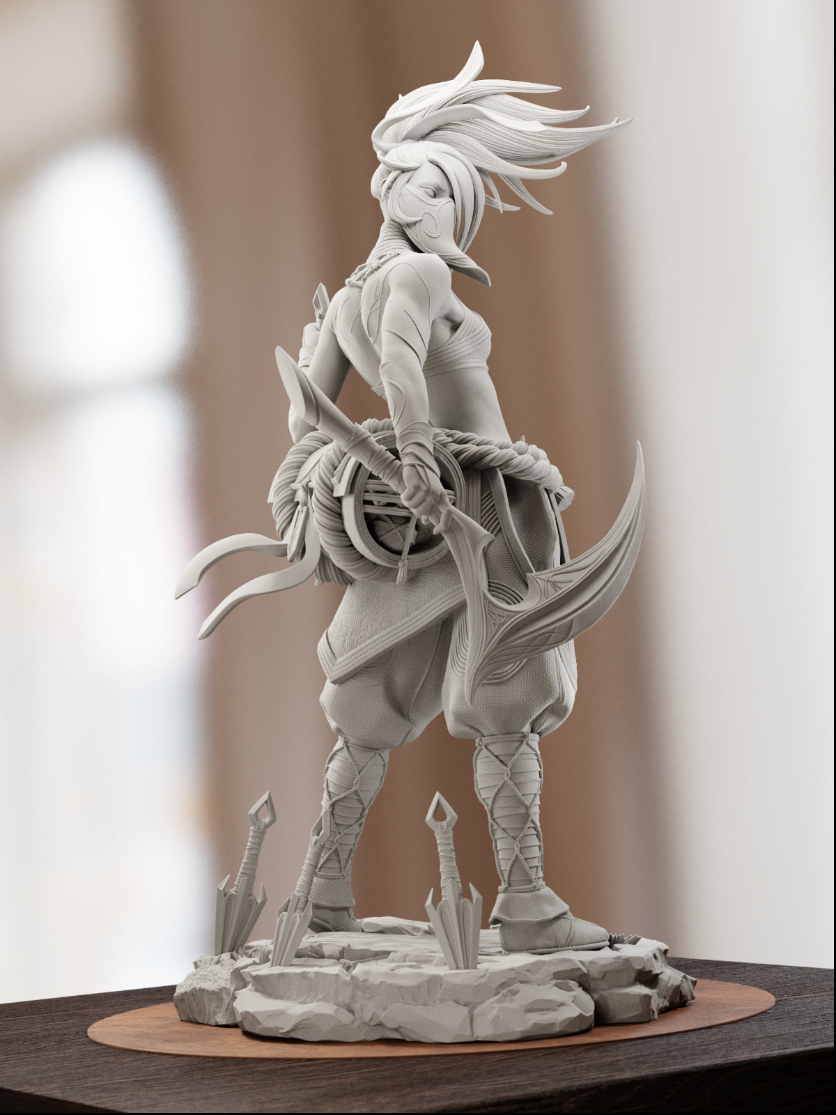 The Rogue Assassin | Maximum Detailed 12K 3D printed figure