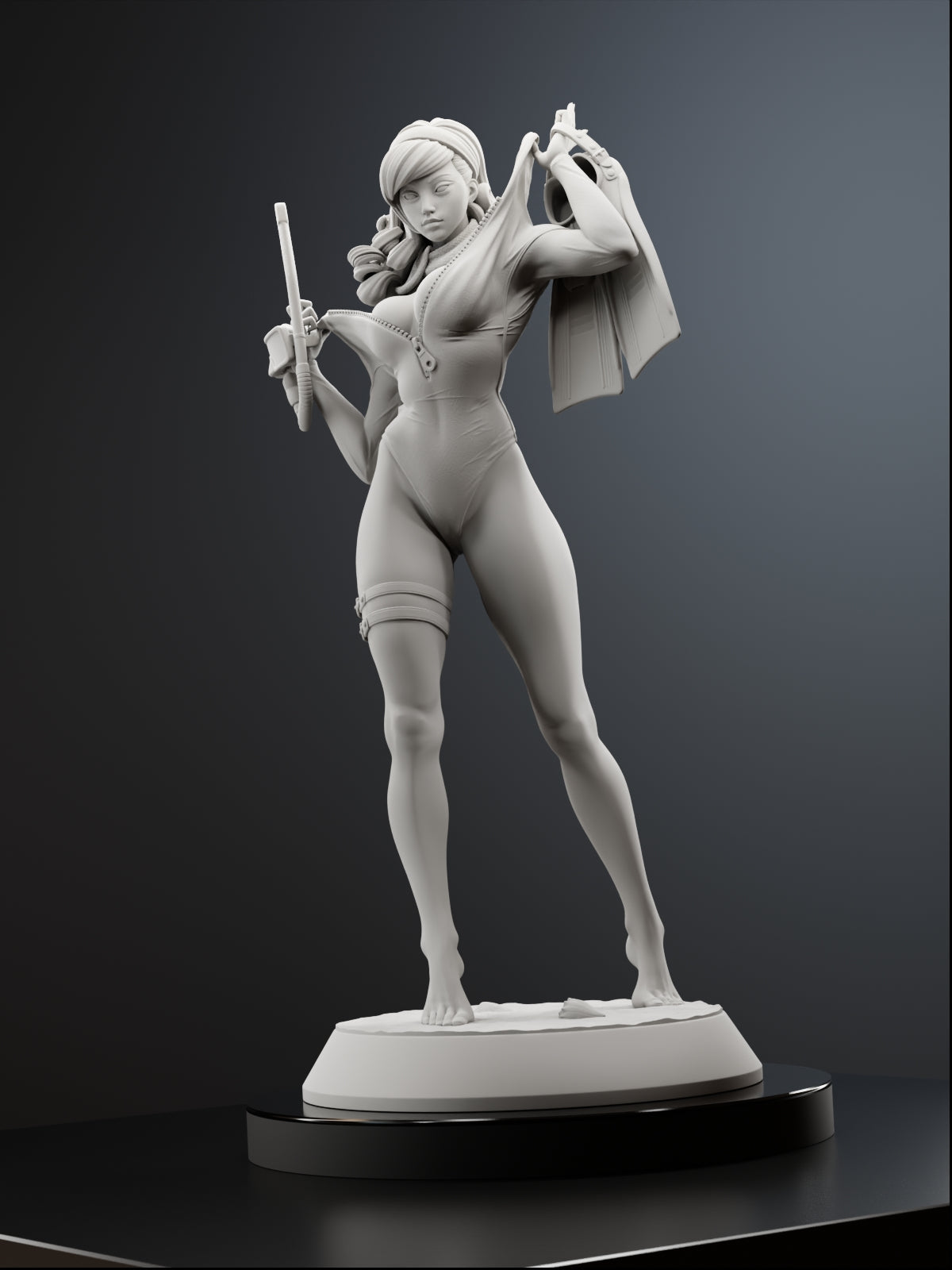 The Sleuth of the Sea | Maximum Detailed 12K 3D printed figure