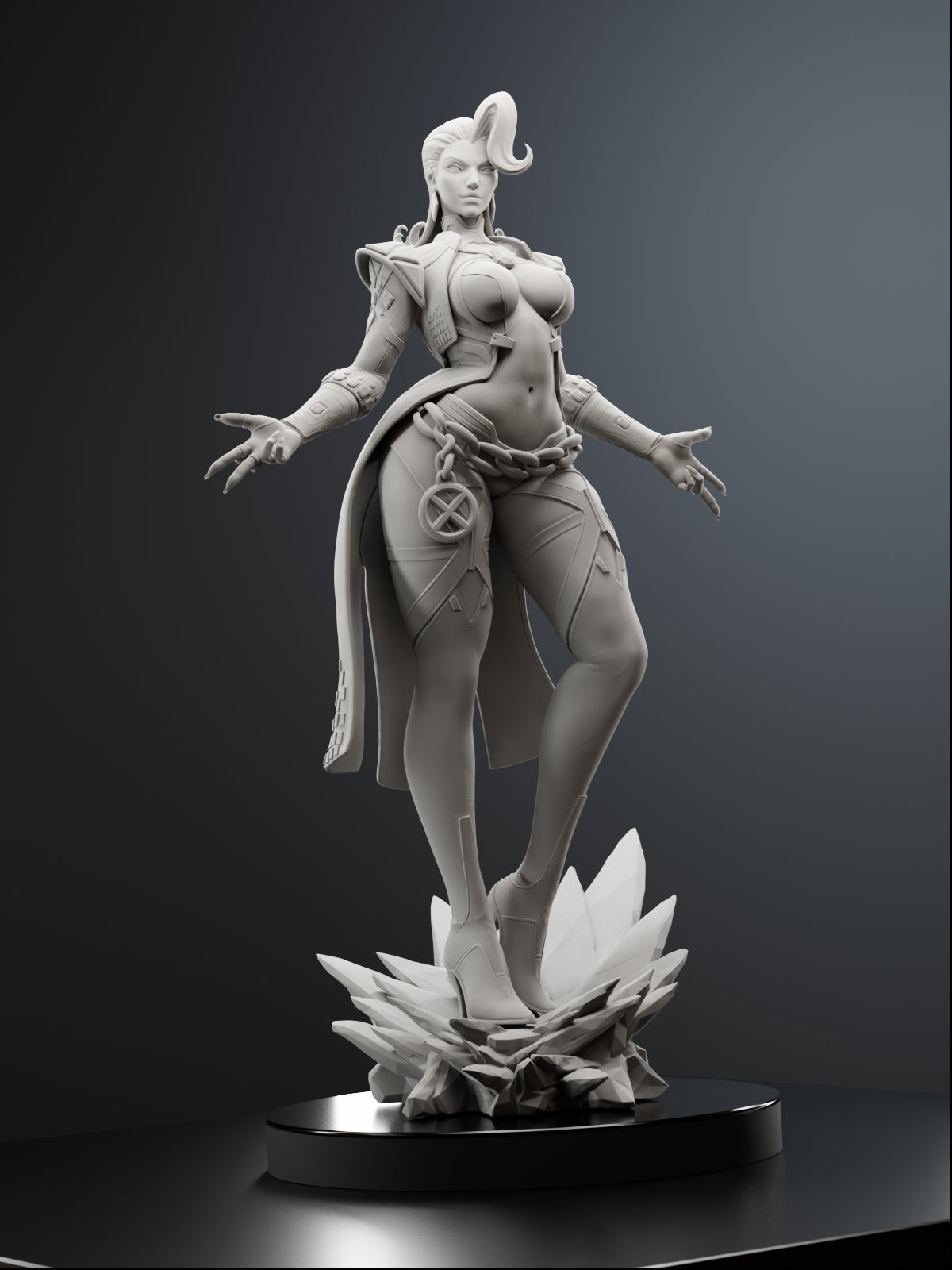 Frost Revolution | Maximum Detailed 12K 3D printed figure